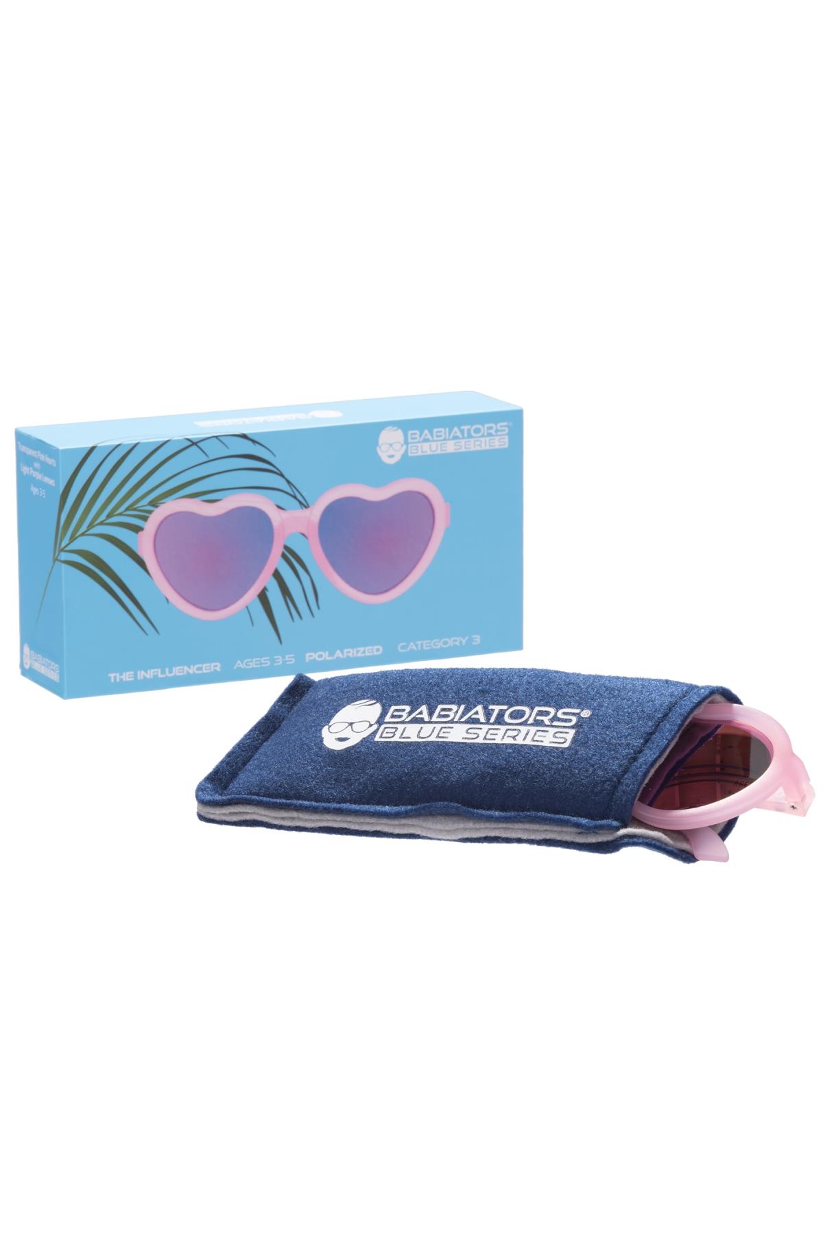 Babiators Polarize Heart Güneş Gözlüğü Frosted Pink Pembe