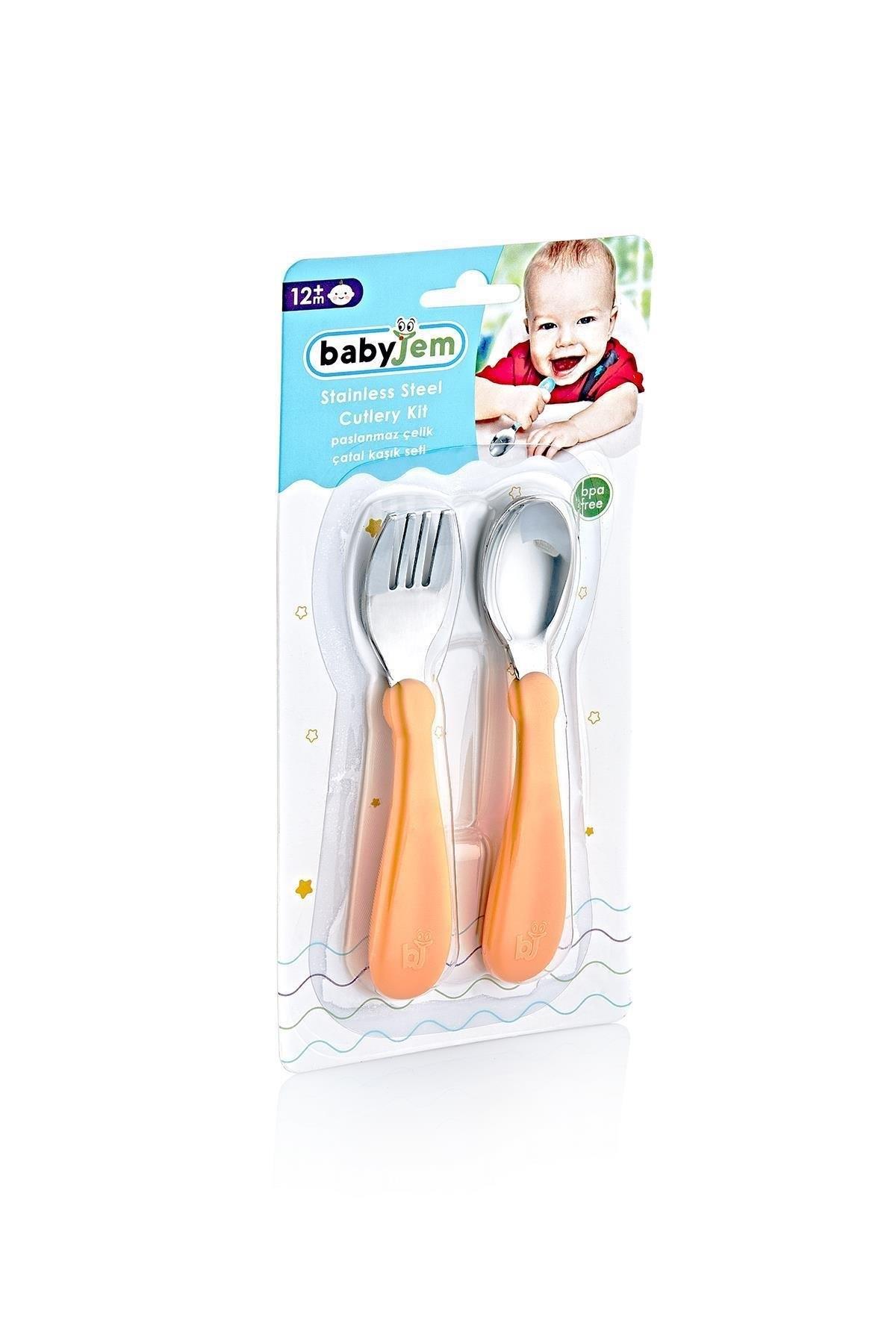 BABYJEM PASLANMAZ ÇELİK ÇATAL KAŞIK SETİ SOMON