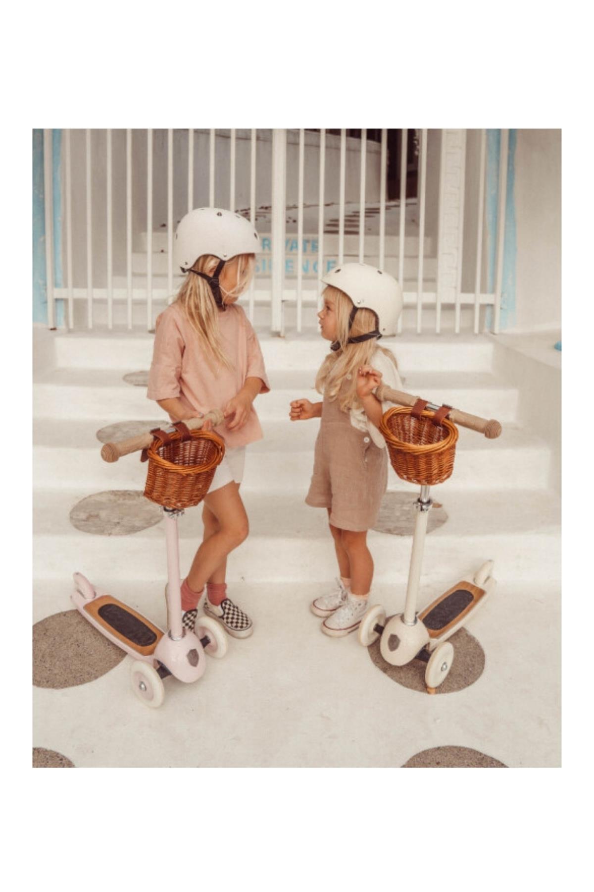 Banwood Vintage Scooter | Pembe Çok Renkli