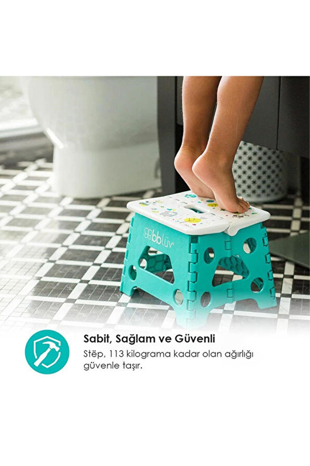 Bblüv Step Katlanabilen Eğitici Basamak Mavi