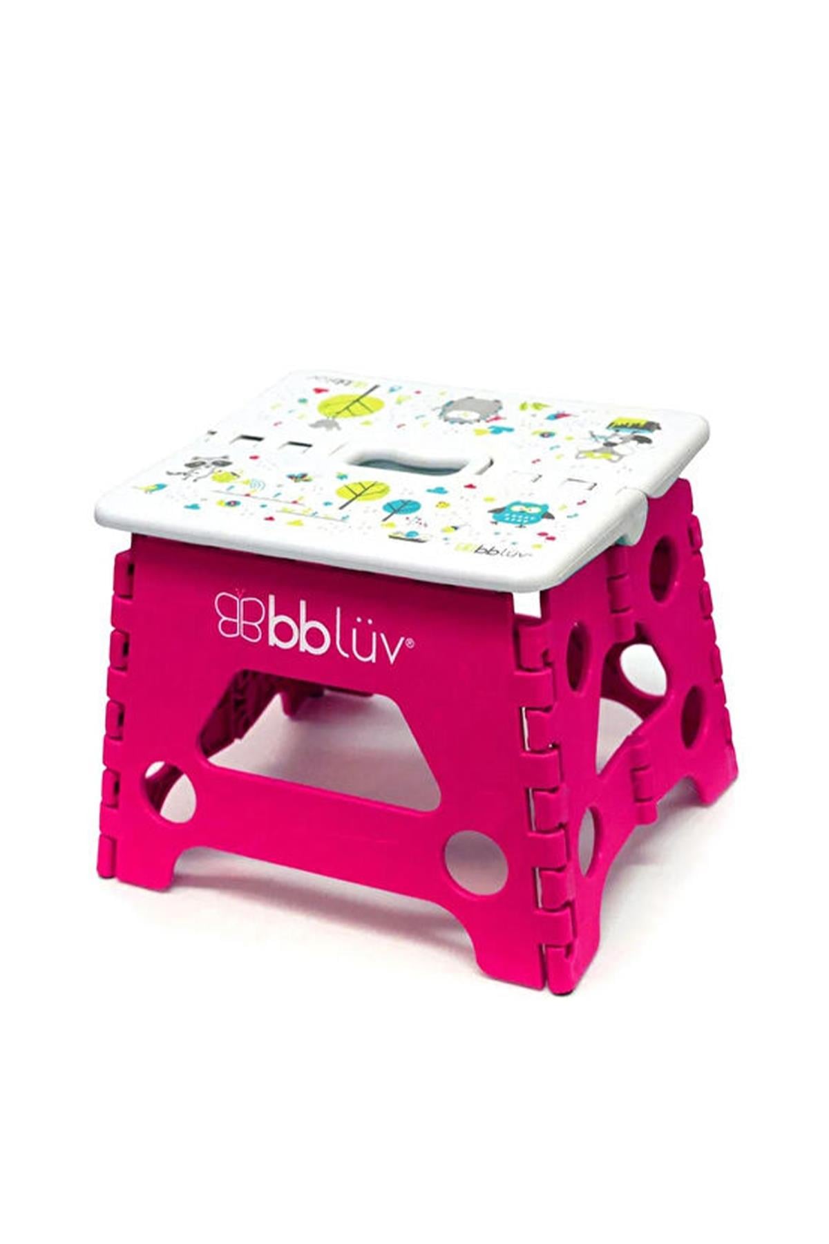 Bblüv Step Katlanabilen Eğitici Basamak Pembe