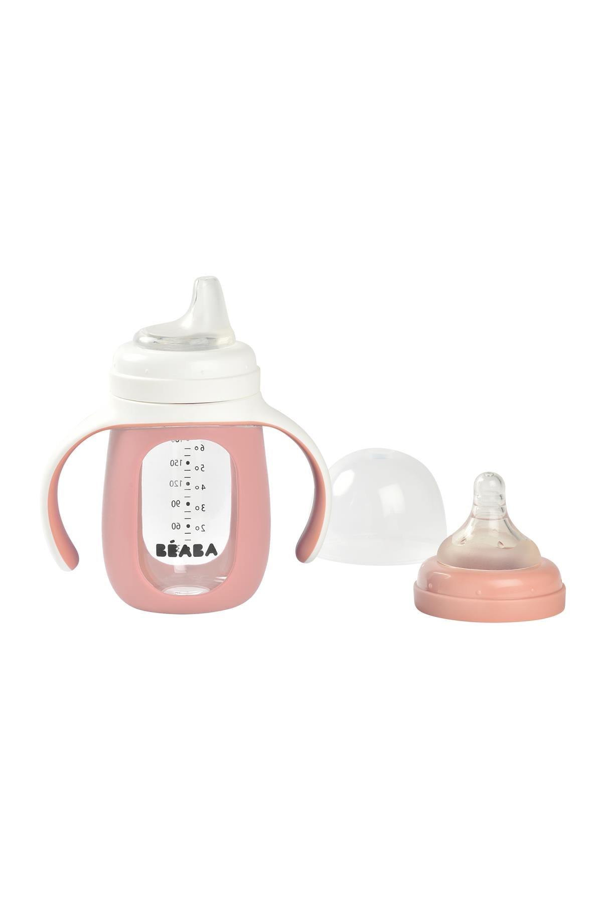 Beaba / 210 ml Cam Biberon Pembe