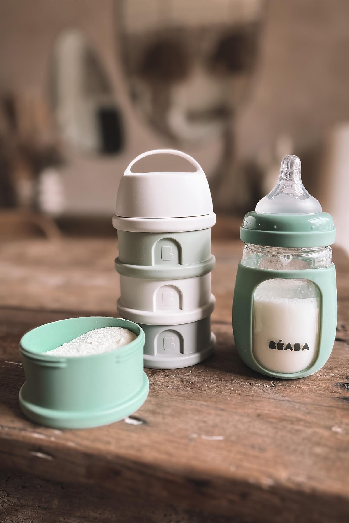 Beaba / 210 ml Cam Biberon Yeşil