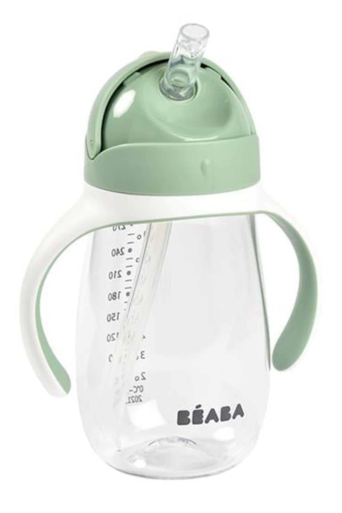 Beaba / 300 ml Şeffaf Pipetli Grey Green