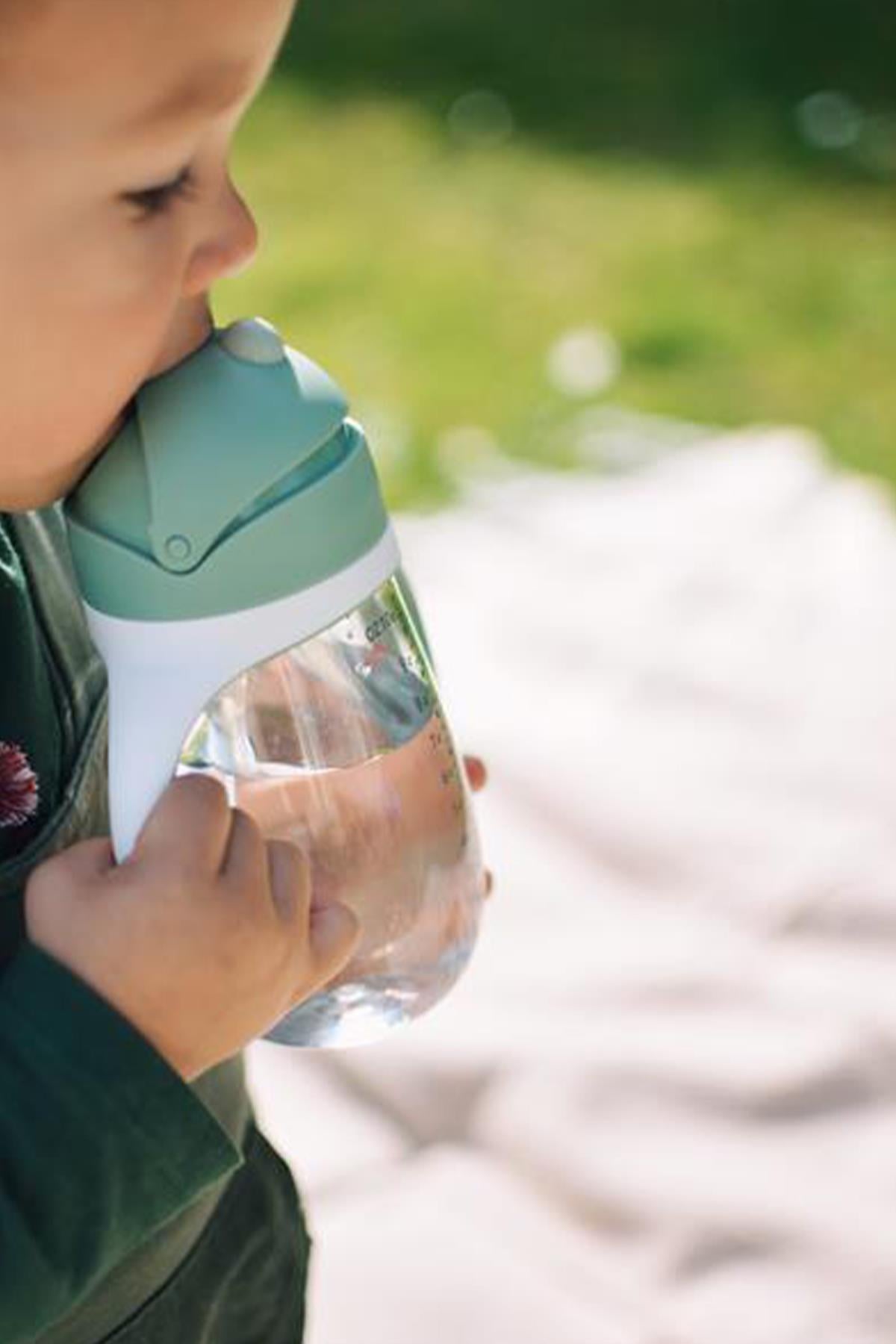 Beaba / 300 ml Şeffaf Pipetli Grey Green