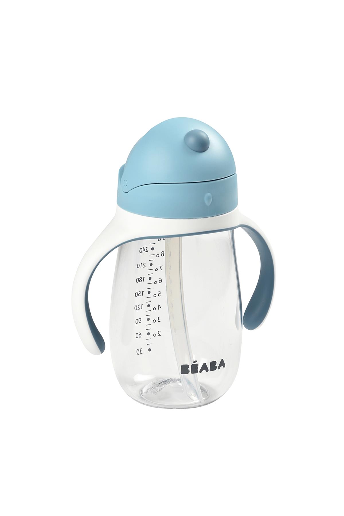 Beaba / 300 ml Şeffaf Pipetli Suluk Windy Mavi