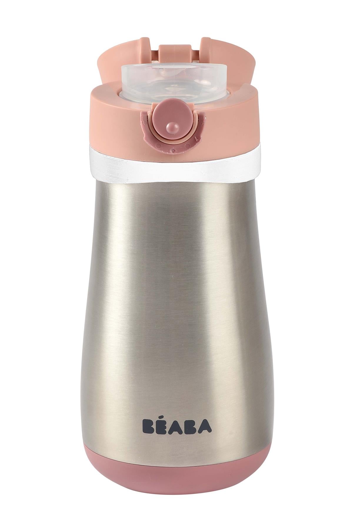 Beaba / Paslanmaz Çelik Suluk 350 ml Pink