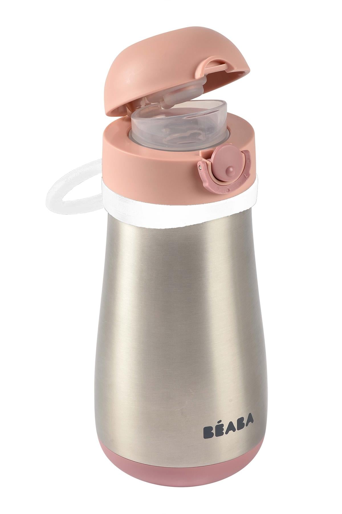 Beaba / Paslanmaz Çelik Suluk 350 ml Pink