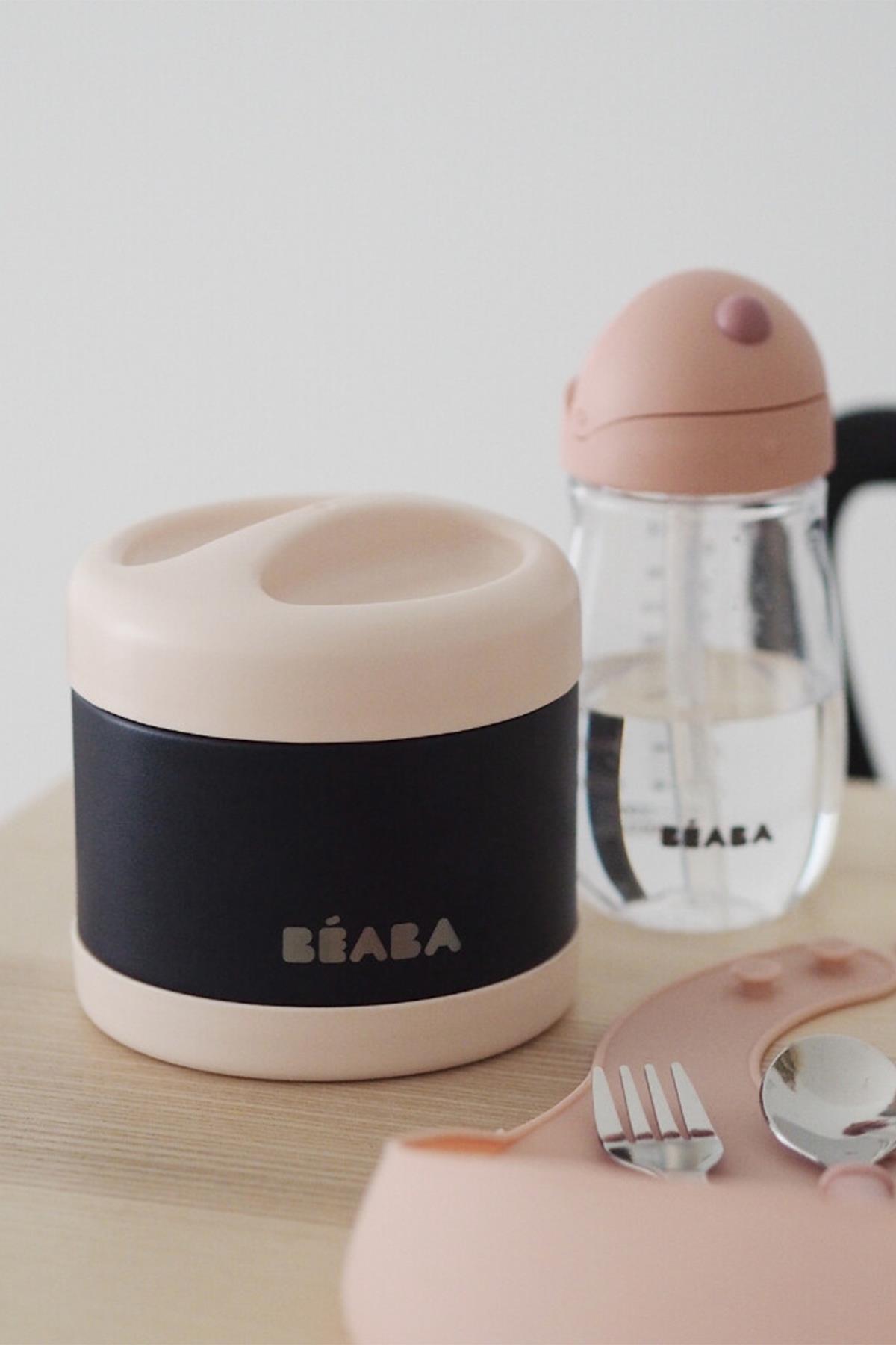 Beaba Paslanmaz Çelik Yiyecek Termosu Pink/DarkB