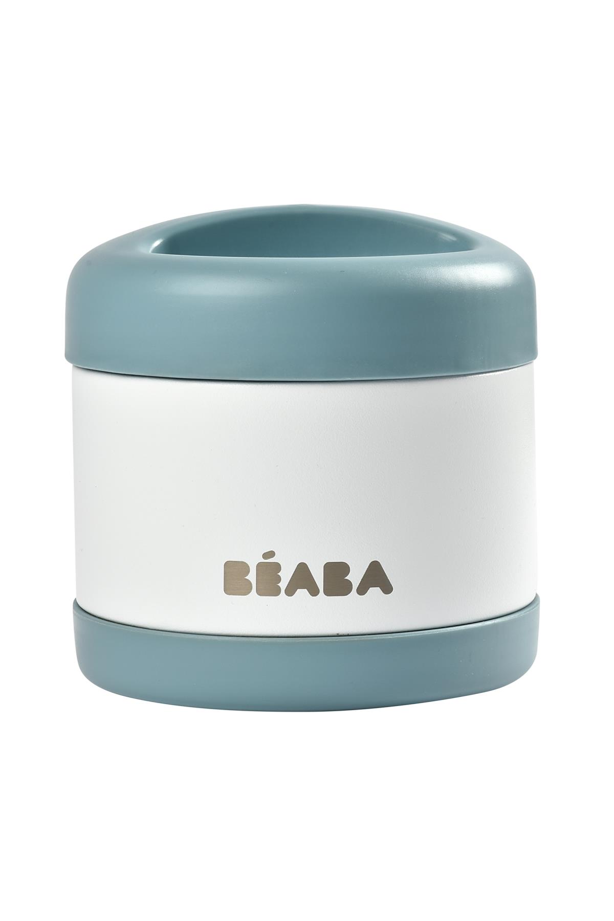 Beaba Paslanmaz Çelik Yiyecek Termosu (baltic blue/white) Mavi