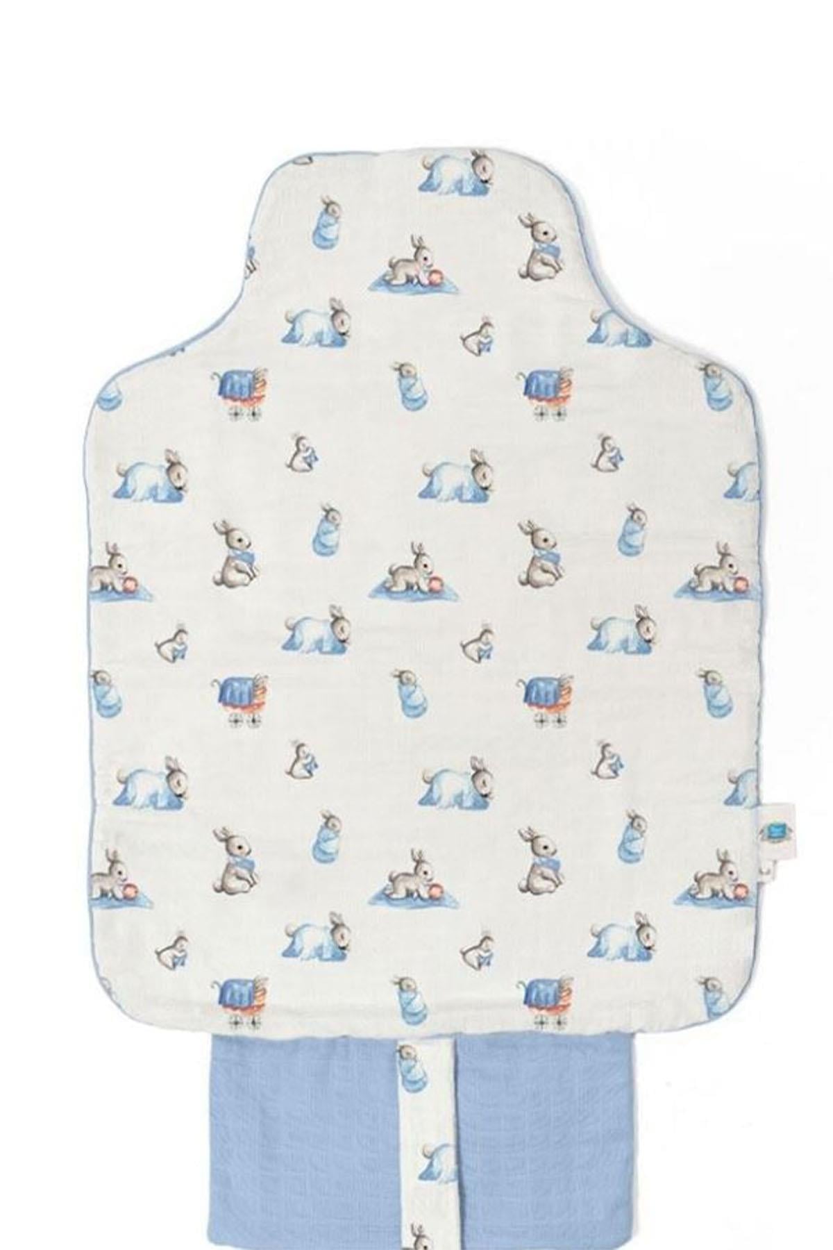 Deux Lapins / Bebe Lapin - Müslin Bebek Pratik Alt Açma Matı Çok Renkli