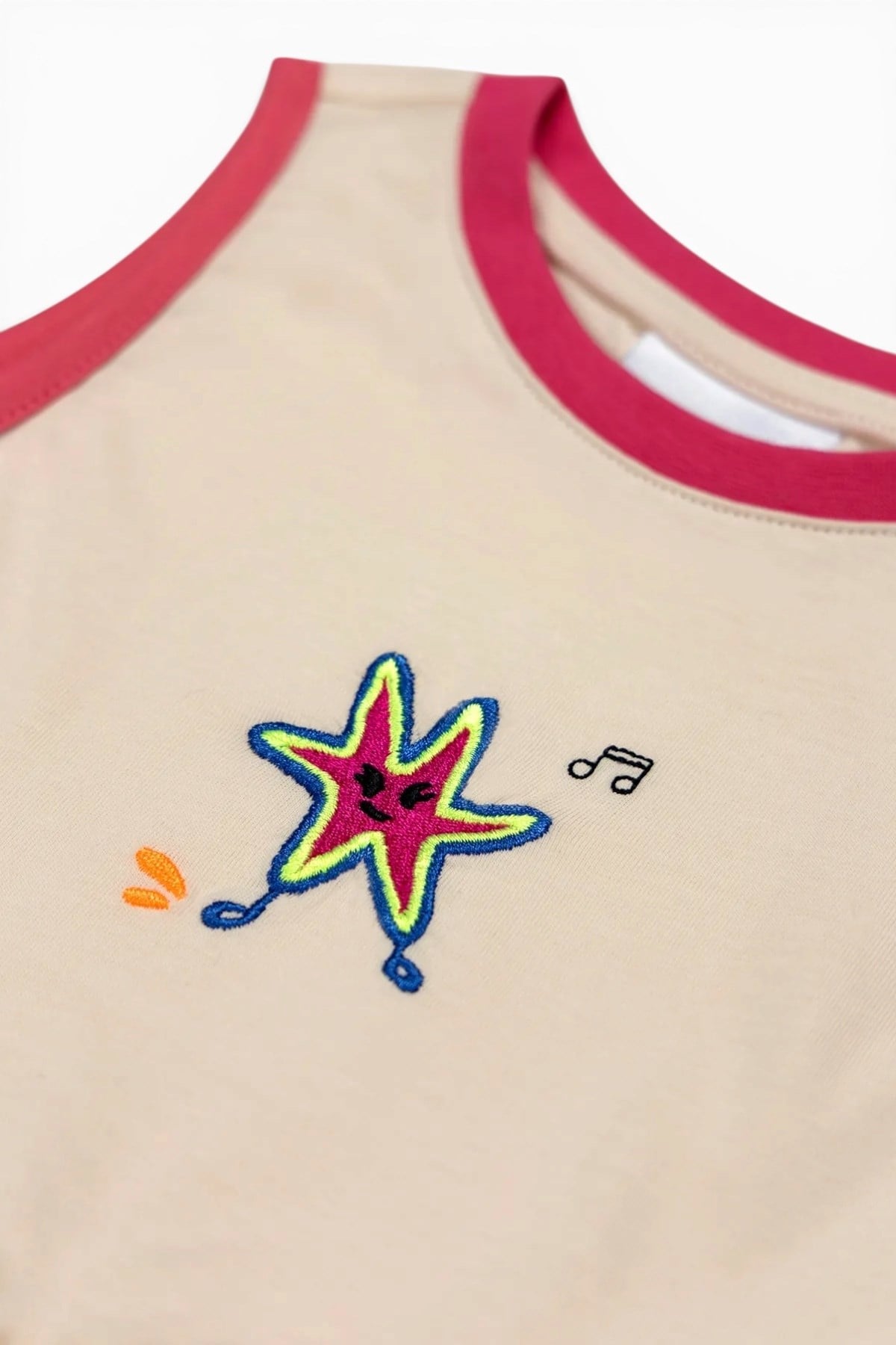 Beetlebeez / Happy Starfish Frilled Dress_Lime Çok Renkli