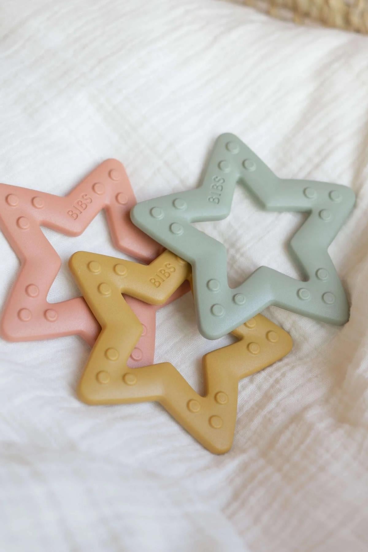 Bibs Baby Bitie Diş Kaşıyıcı-Star - Ivory Ivory