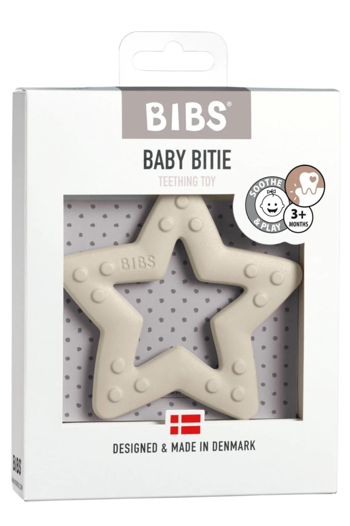 Bibs Baby Bitie Diş Kaşıyıcı-Star - Ivory Ivory