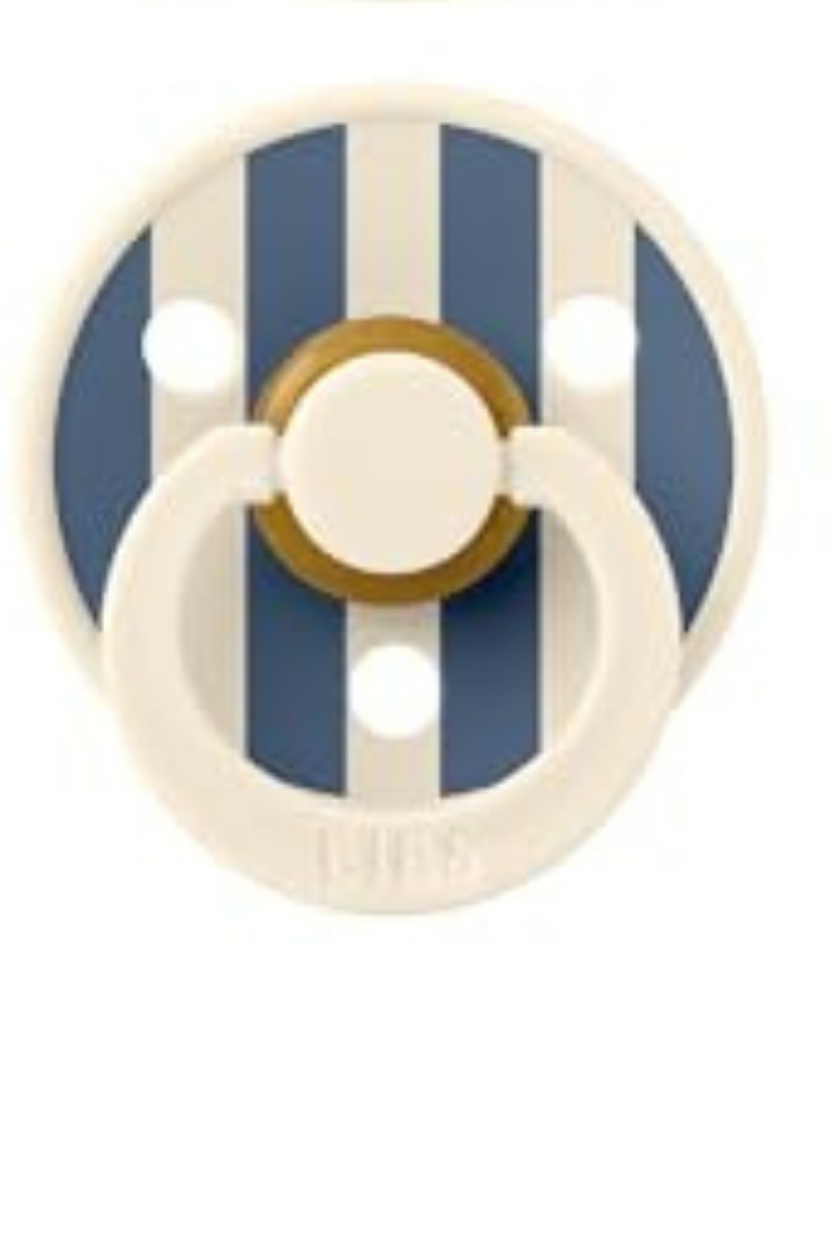 Bibs / Block - Ivory / Steel Blue Std