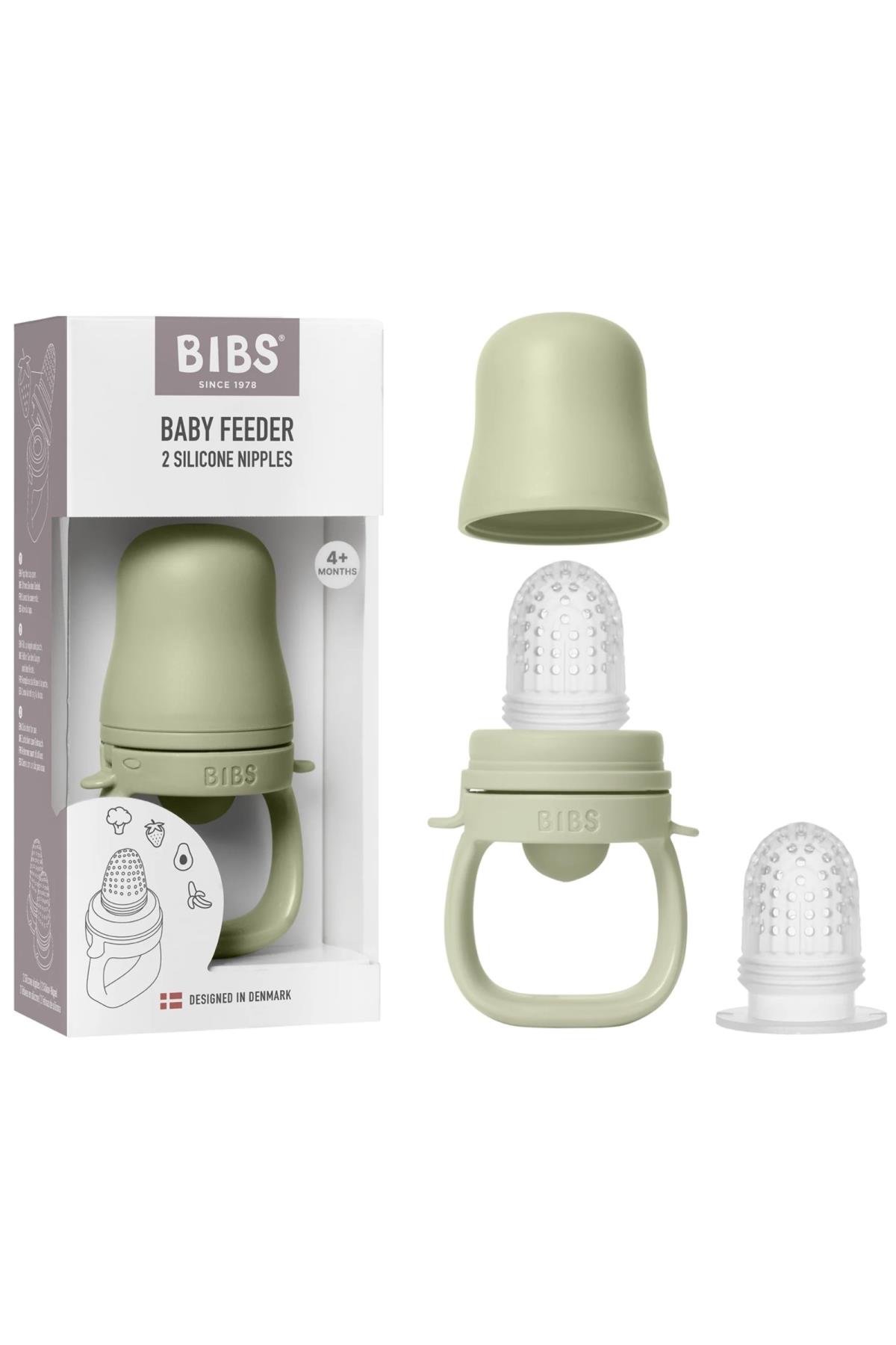 Bibs Silikon Meyve ve Sebze Filesi Sage