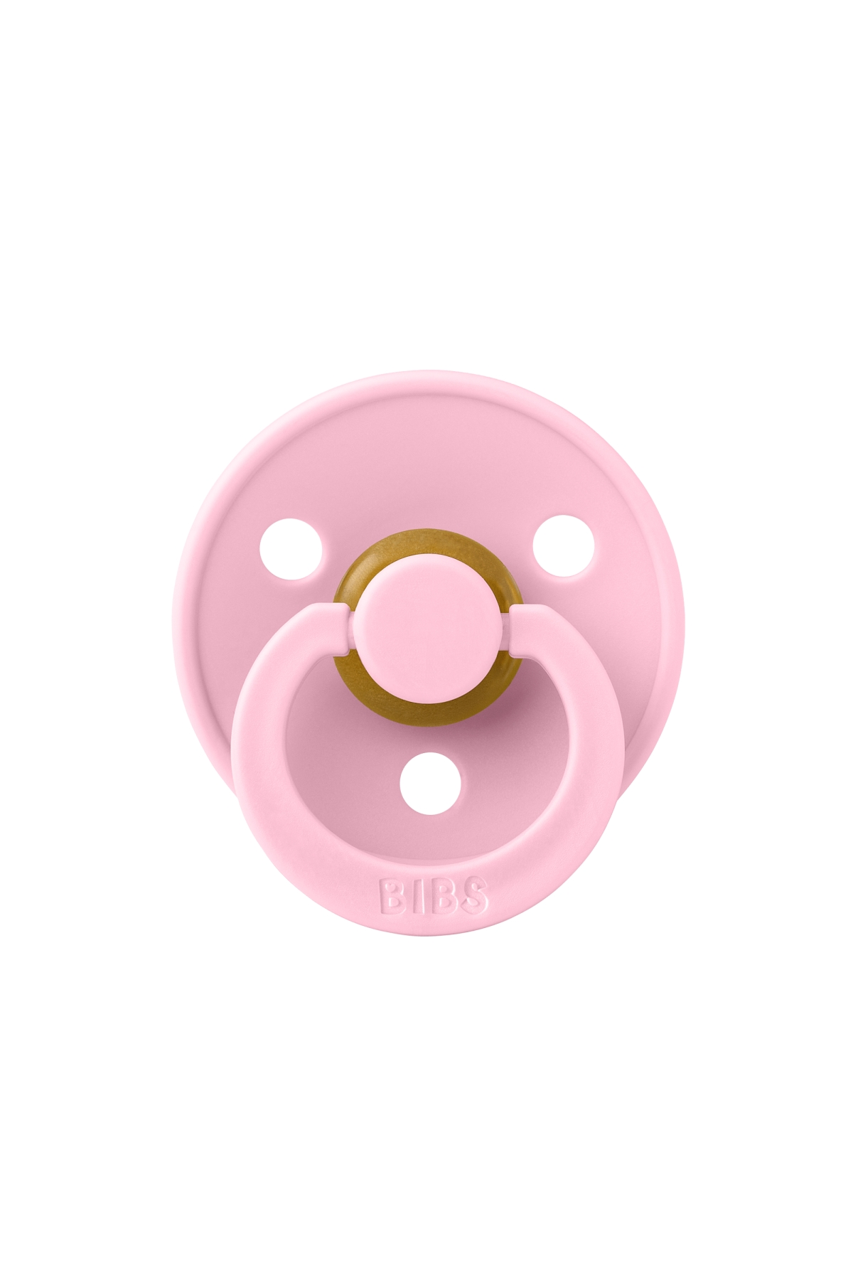 Bibs - Tek Renk / Latex Emzik BabyPink