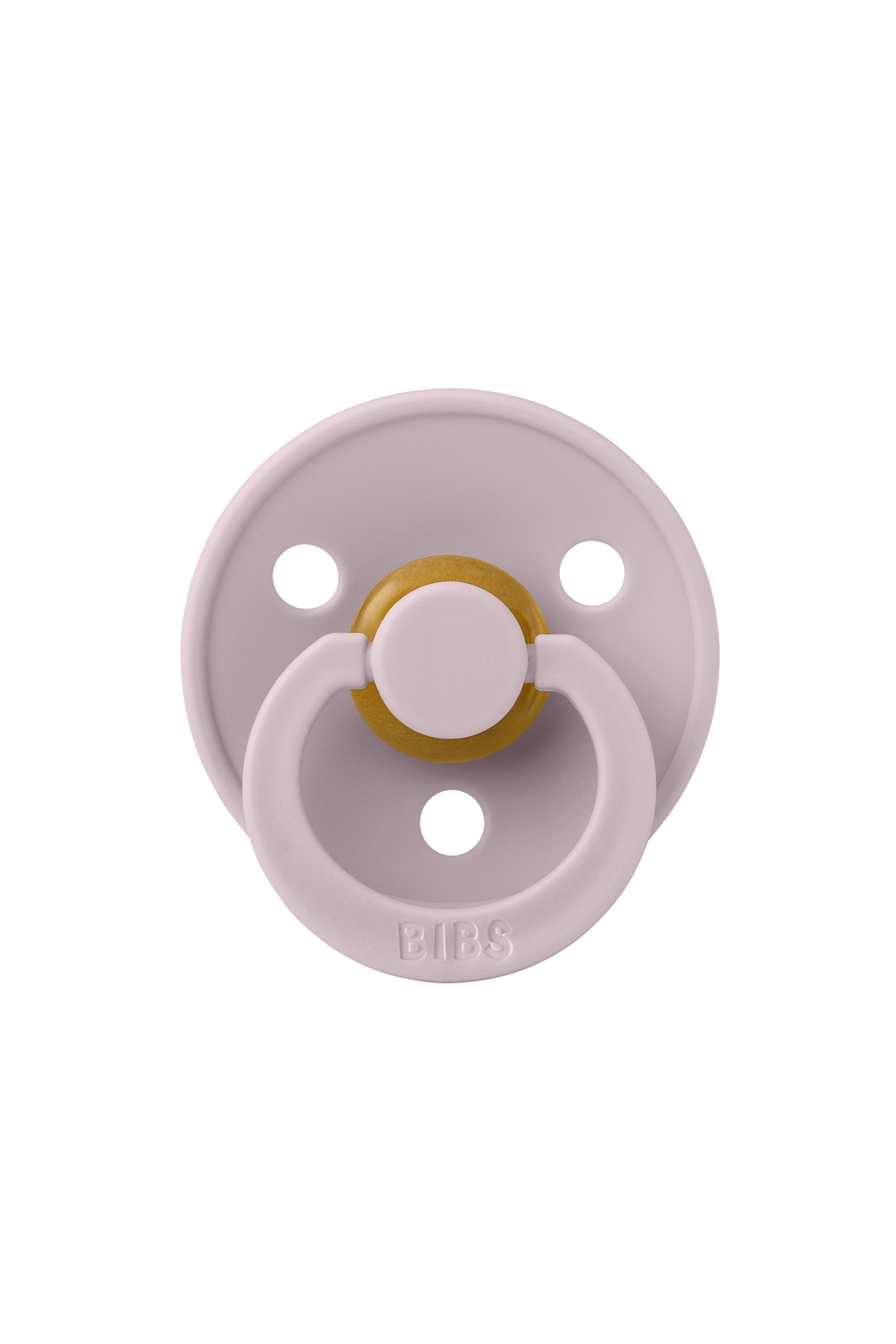 Bibs - Tek Renk / Latex Emzik DuskyLilac