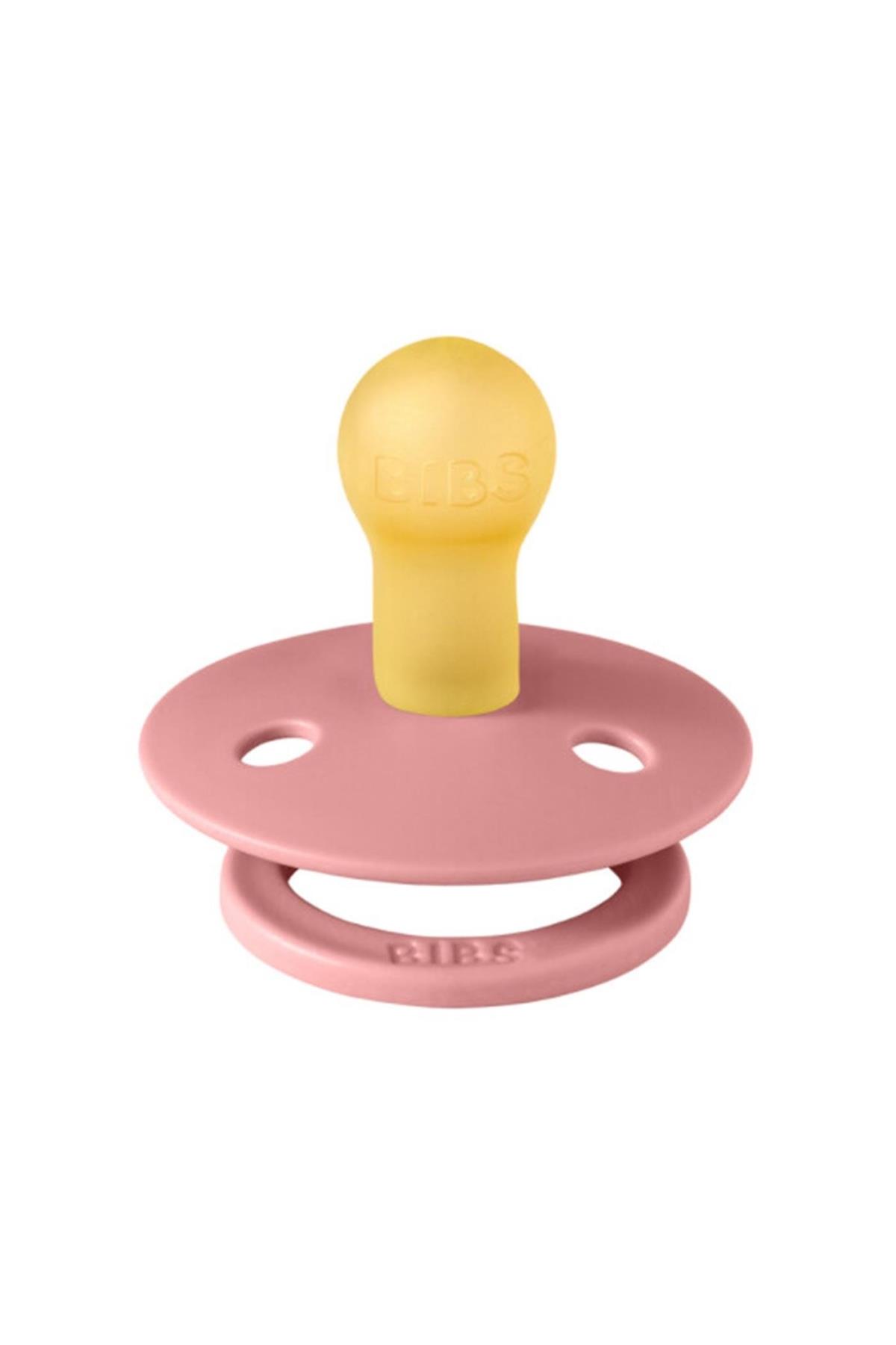Bibs - Tek Renk / Latex Emzik DustyPink