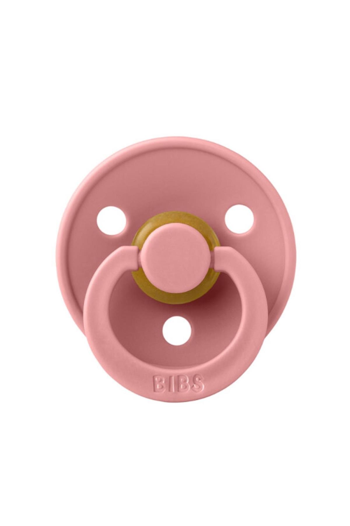 Bibs - Tek Renk / Latex Emzik DustyPink