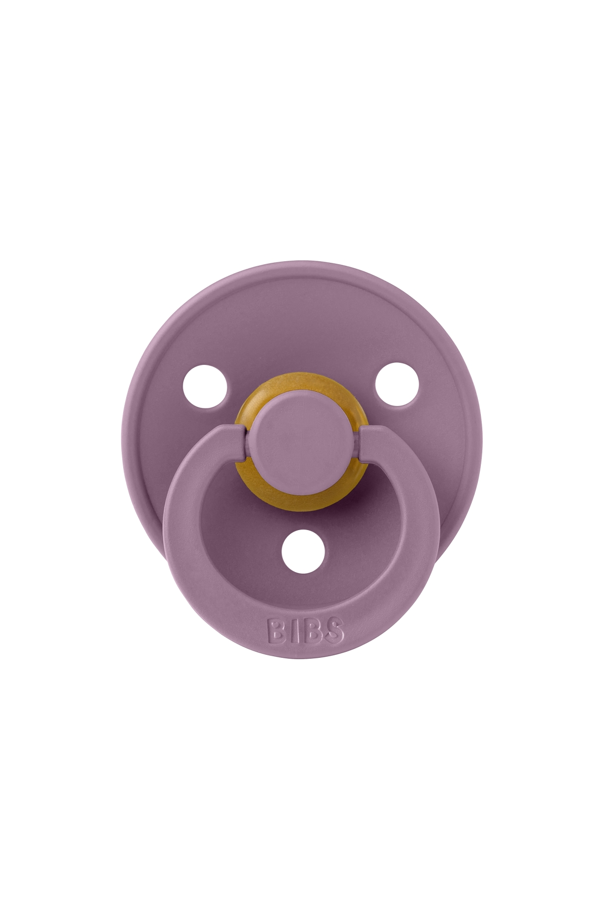 Bibs - Tek Renk / Latex Emzik Mauve