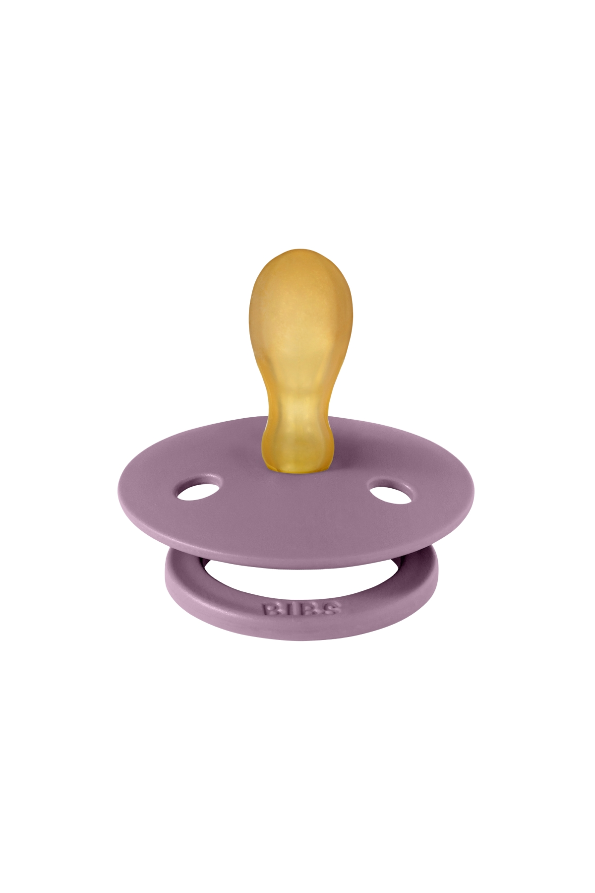 Bibs - Tek Renk / Latex Emzik Mauve