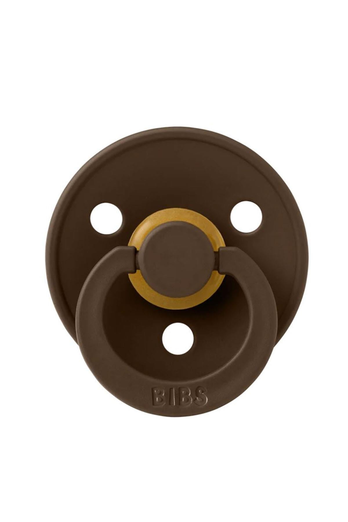 Bibs - Tek Renk / Latex Emzik Mocha