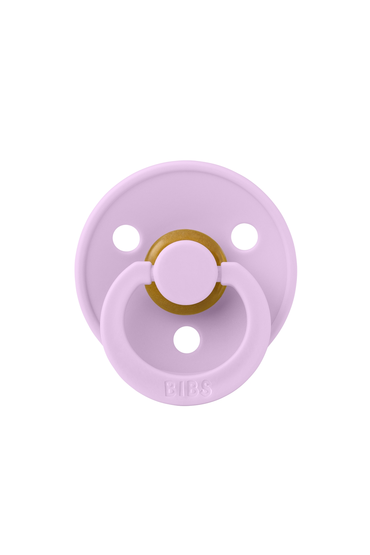 Bibs - Tek Renk / Latex Emzik Violet