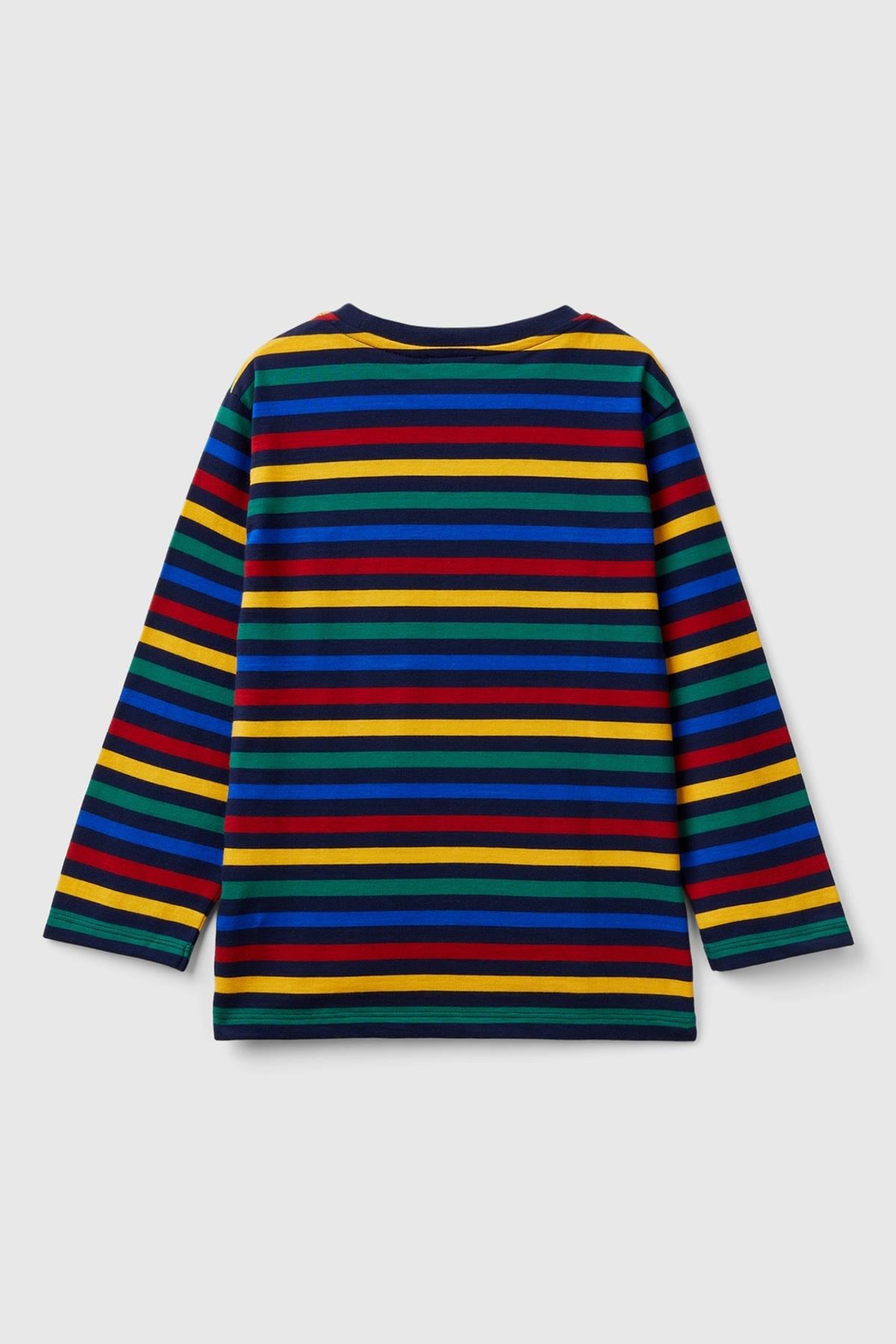 BENETTON-BB UZUN TSHİRT LACİVERT