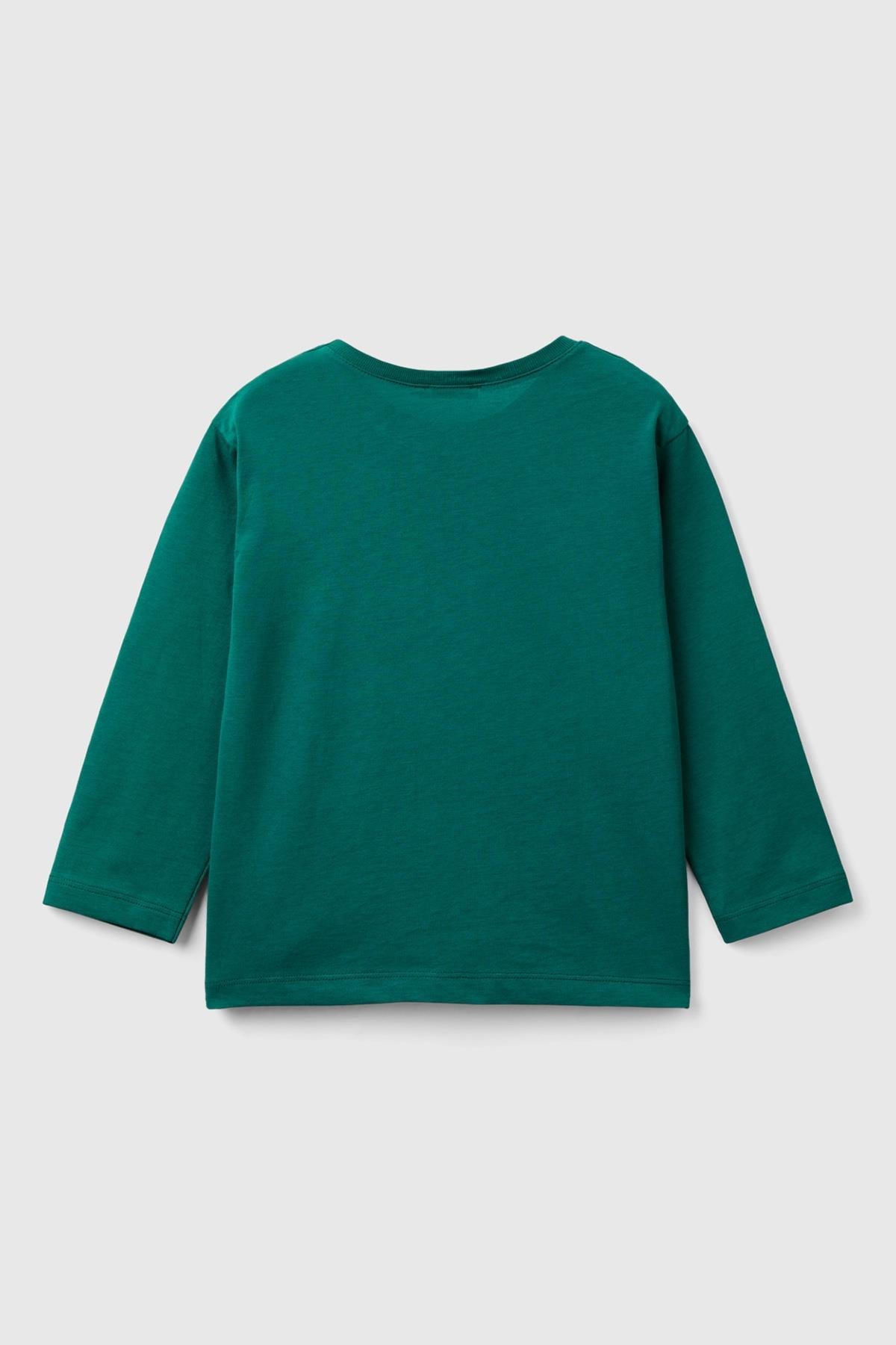 BENETTON-BB UZUN TSHIRT YEŞİL