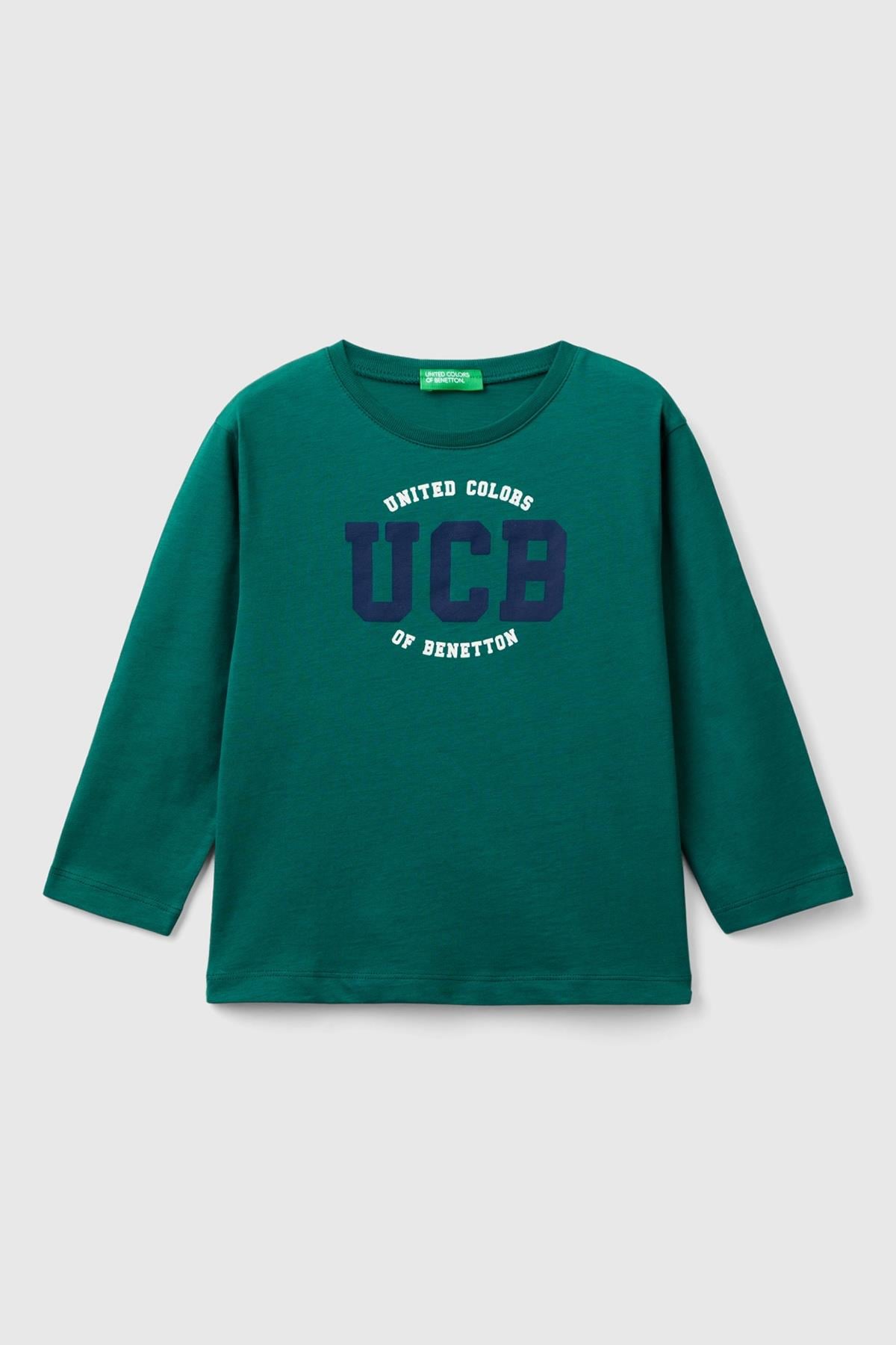 BENETTON-BB UZUN TSHIRT YEŞİL