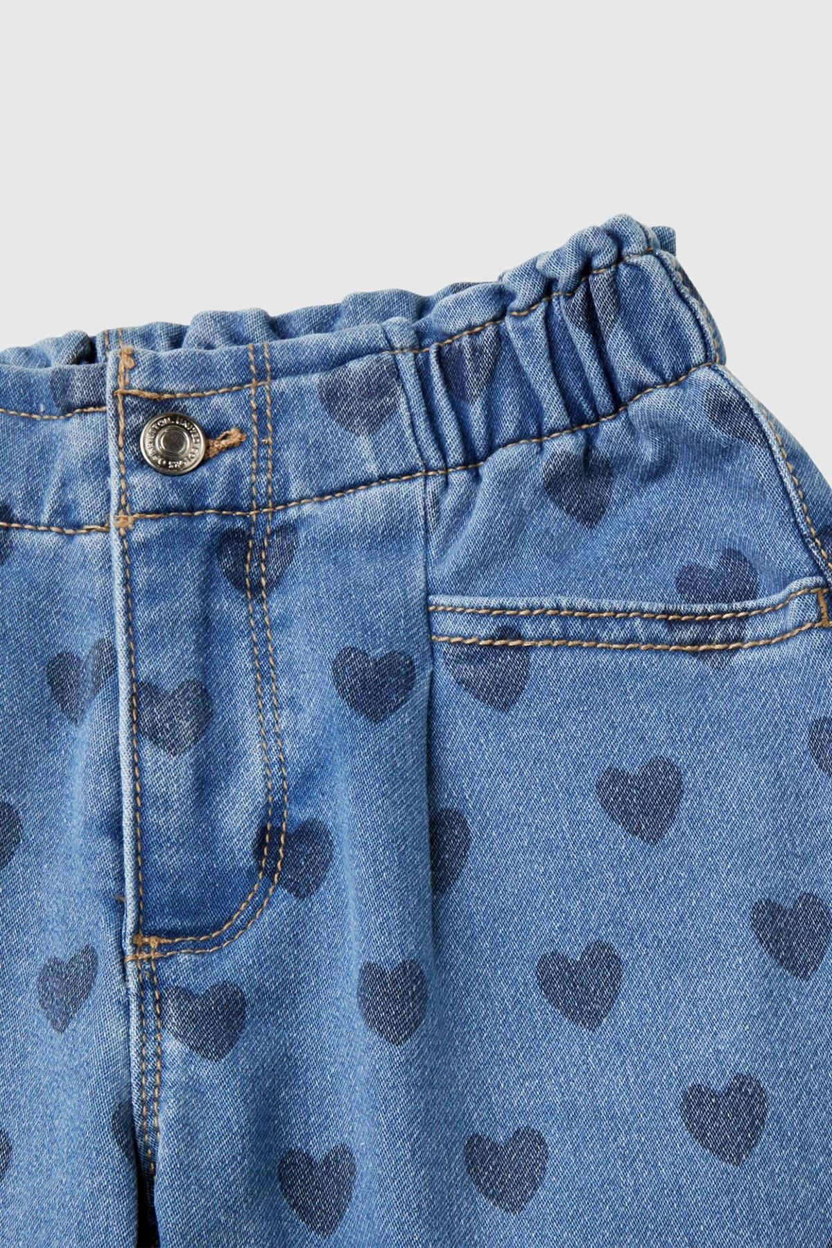 BENETTON-BG KALPLİ DENİM PANTOLON MAVİ