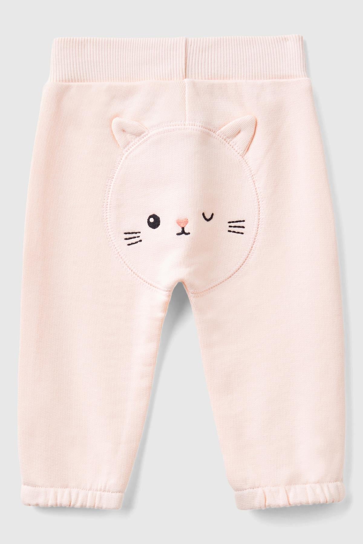 BENETTON-NB PANTOLON PEMBE
