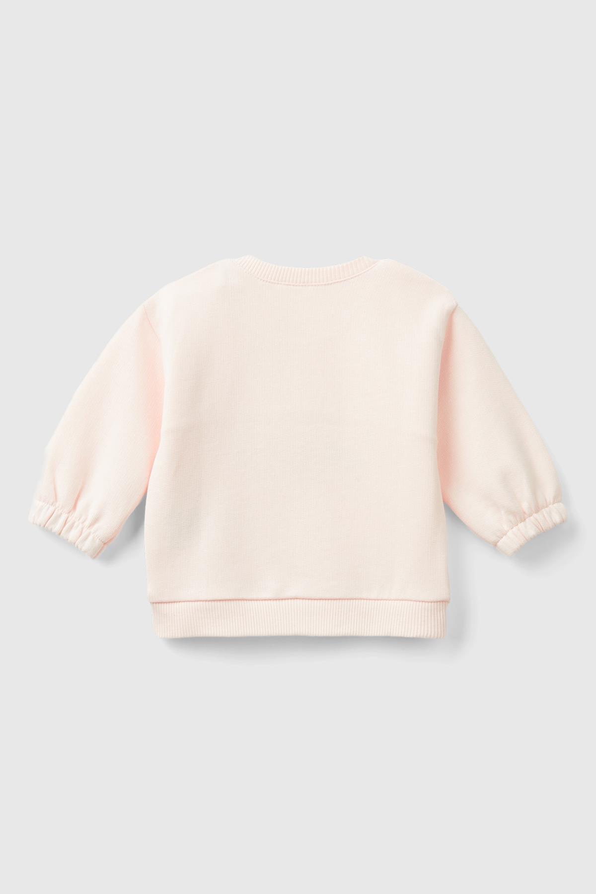 BENETTON-NB SWEATSHIRT PEMBE