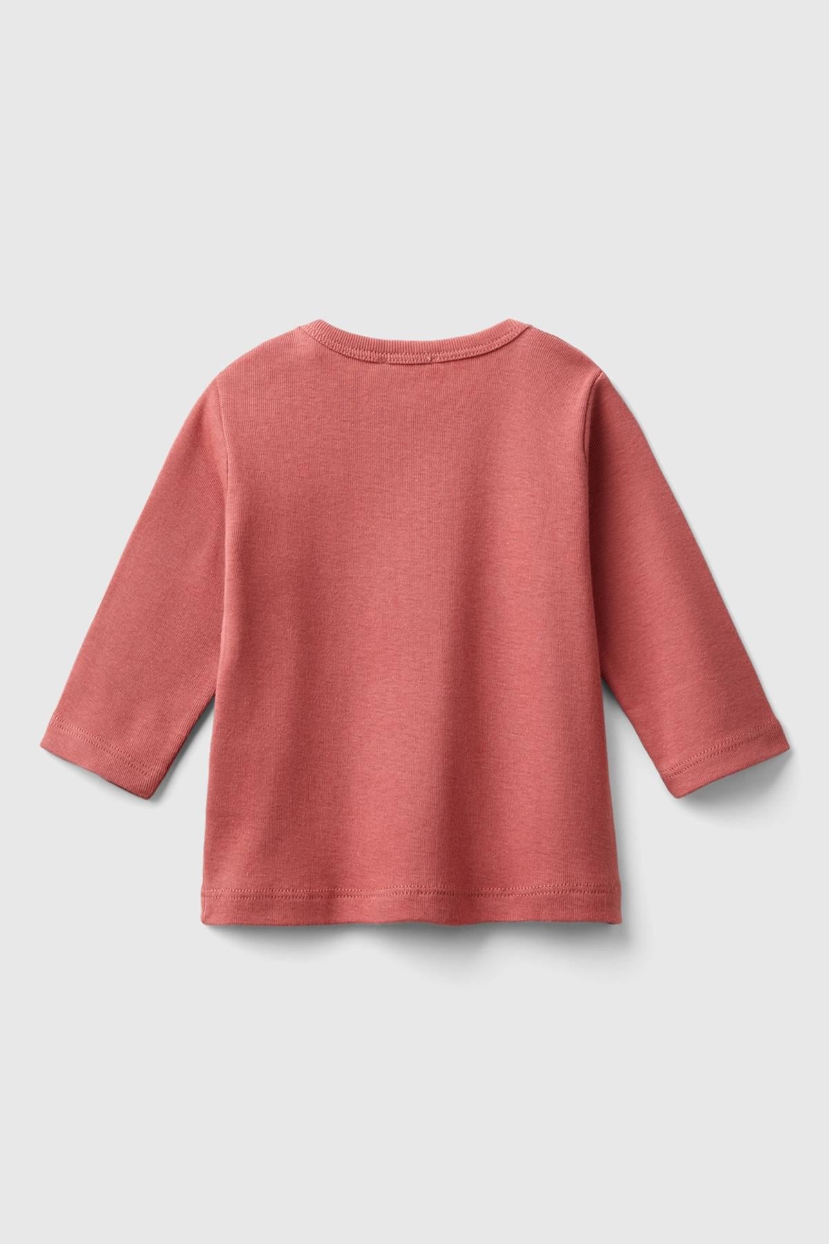 BENETTON-NB UZUN TSHIRT PEMBE