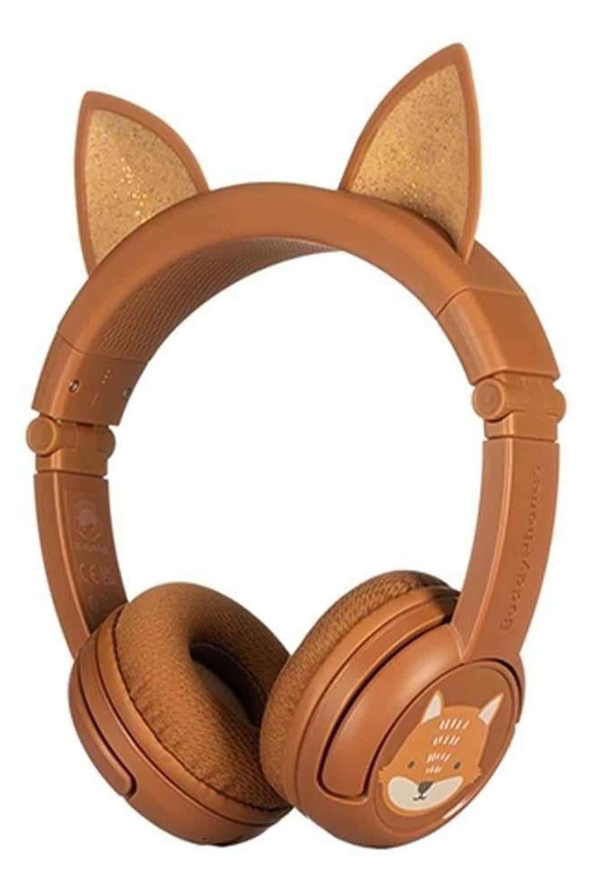 Buddyphones PlayEars - Çocuklar İçin Kulak Üstü Kulaklık - Bluetooth - Tilki Çok Renkli