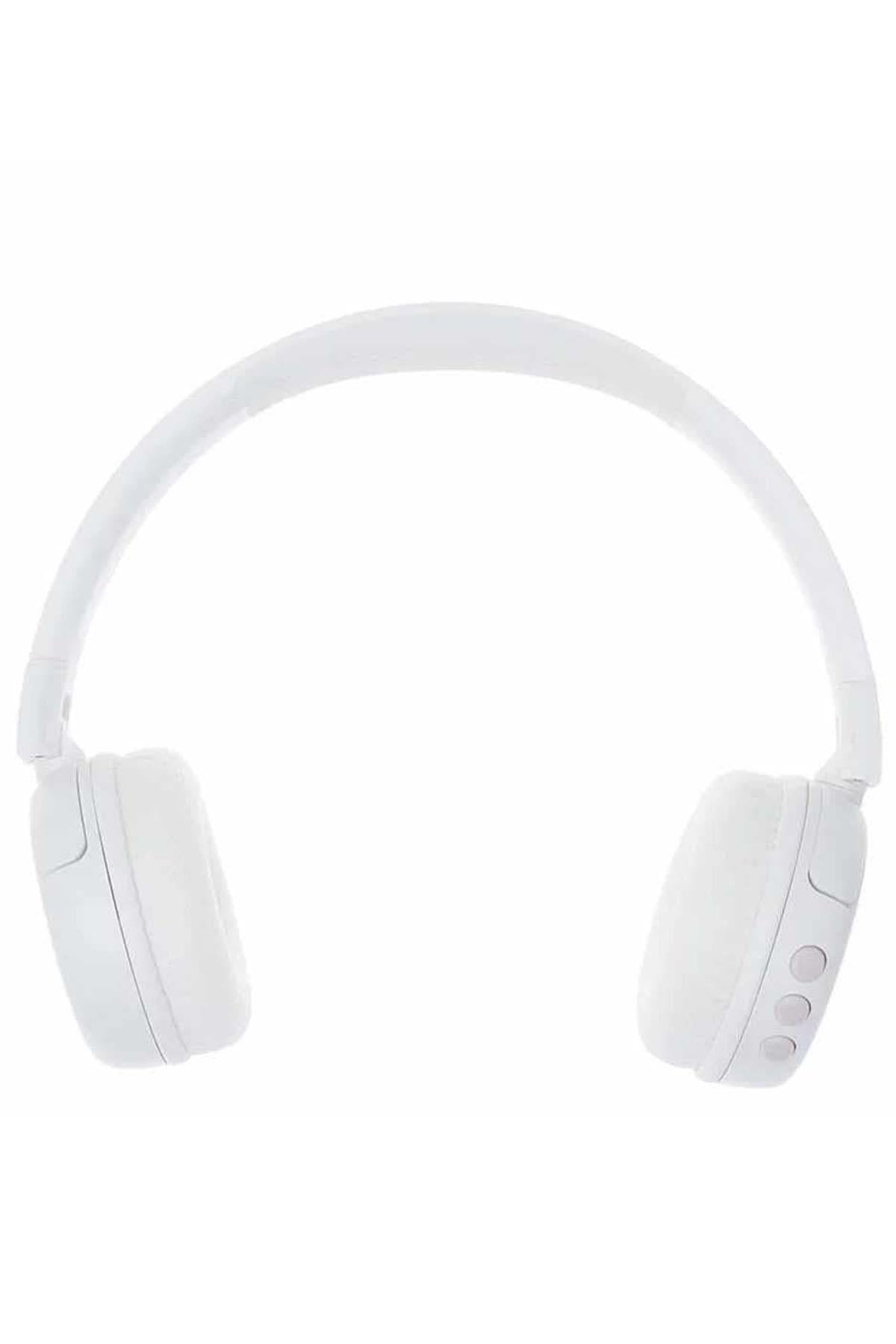 Buddyphones POPFun - Çocuklar İçin Kulak Üstü Kulaklık - Bluetooth - Beyaz Çok Renkli