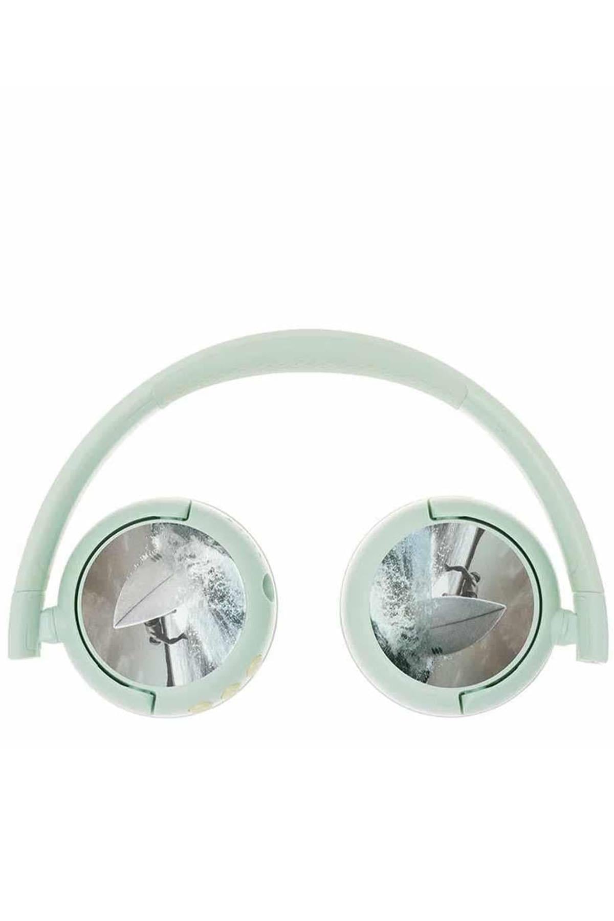 Buddyphones POPFun - Çocuklar İçin Kulak Üstü Kulaklık - Bluetooth - Yeşil Çok Renkli