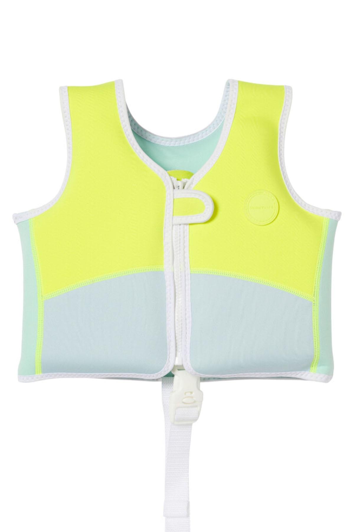 Sunnylife / Can Yeleği - Aqua Neon Sarı Çok Renkli