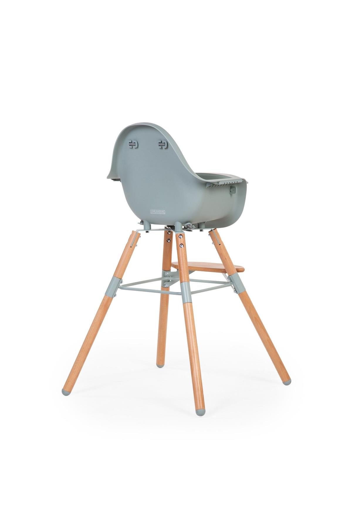 Child Home / Evolu 2 Mama Sandalyesi Mint + Ön tepsi ( Silikon Mavi