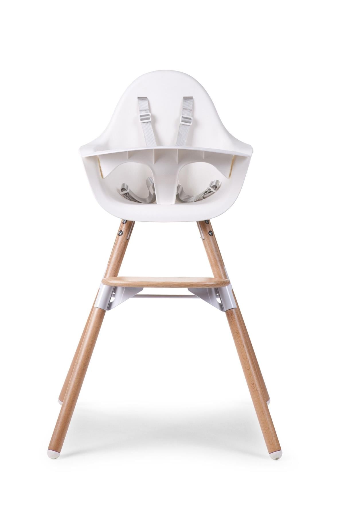 Child Home / EVOLU 2 MAMA SANDALYESİ,  NATUREL TEPSİ Beyaz