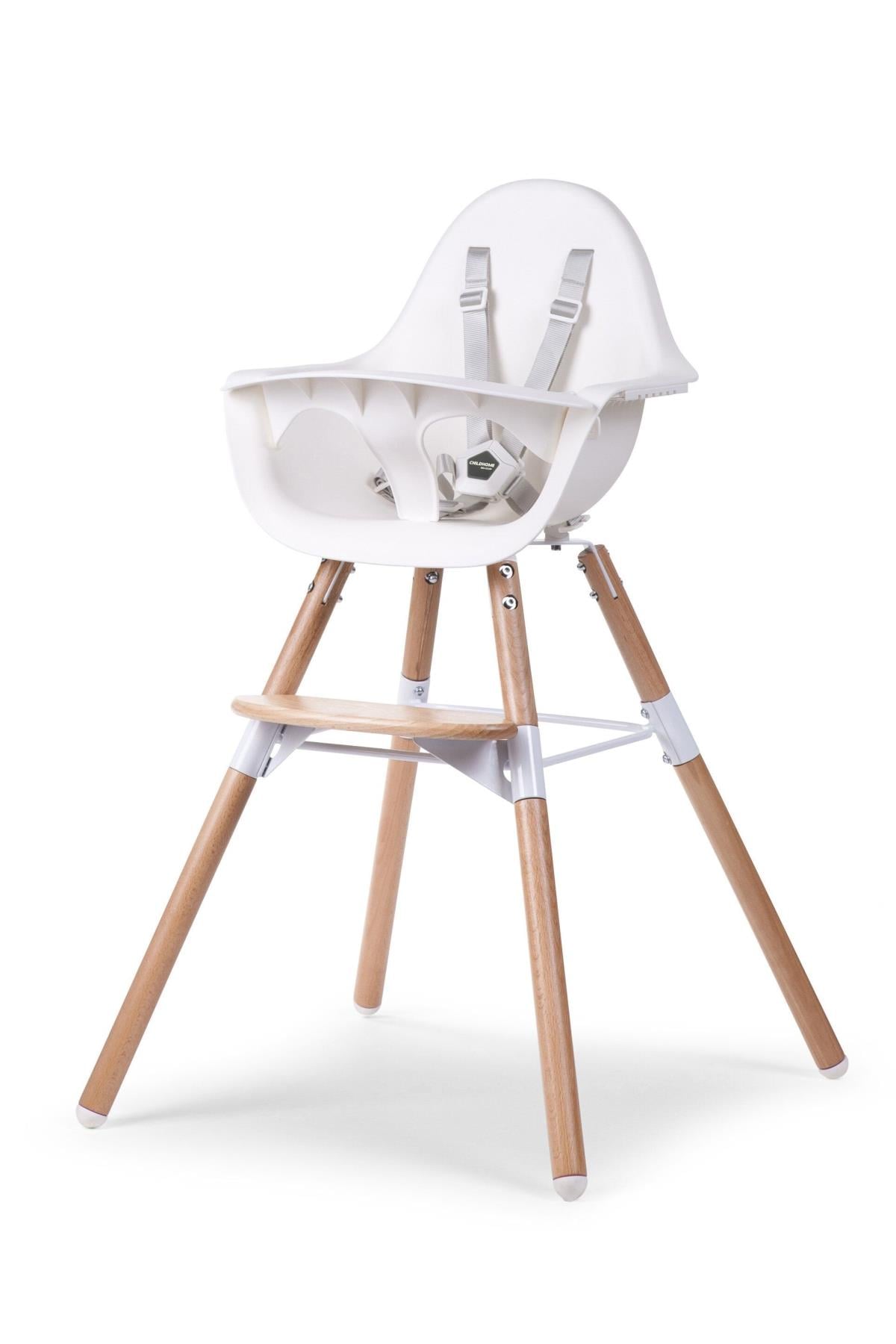 Child Home / EVOLU 2 MAMA SANDALYESİ,  NATUREL TEPSİ Beyaz