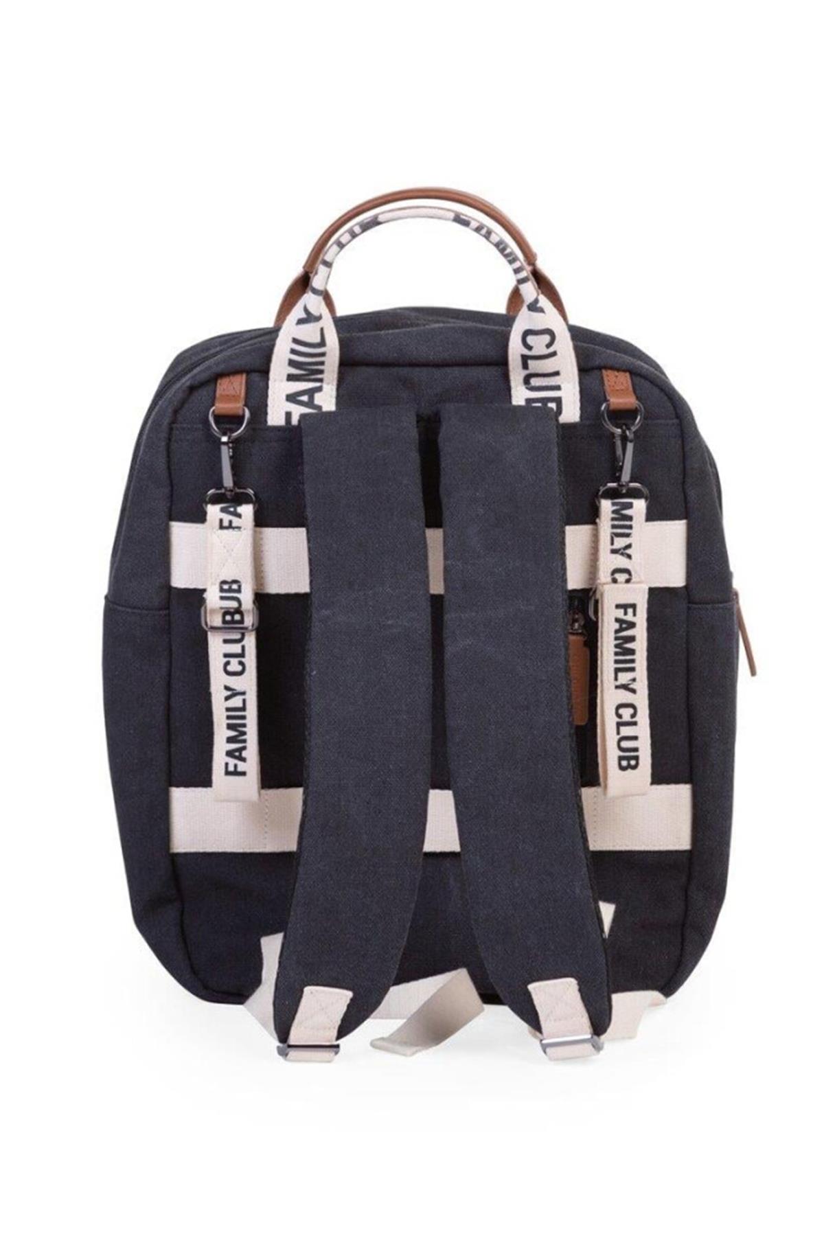 Child Home / Family Club Bag Sırt Çantası Kanvas Siyah