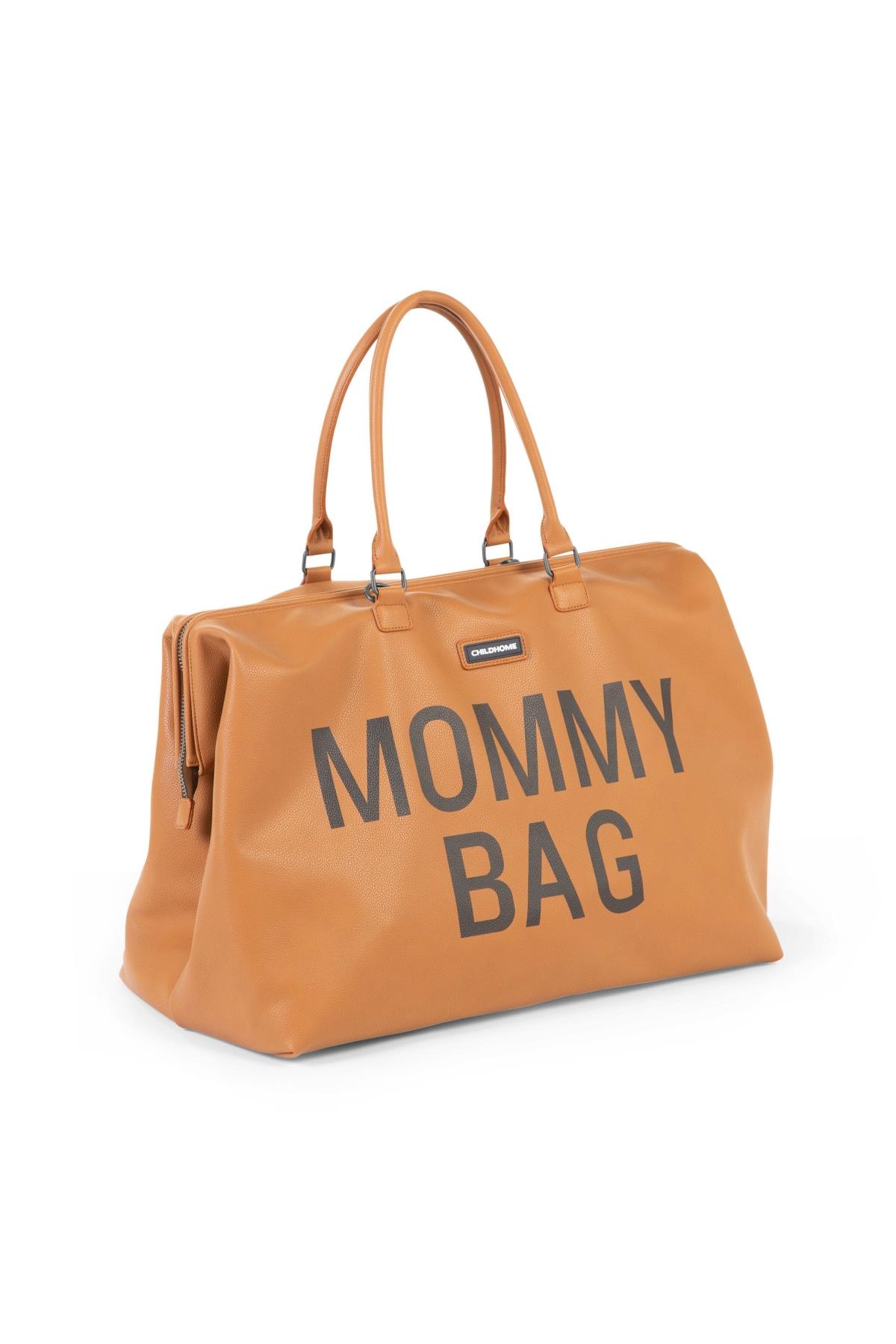 Child Home / Mommy Bag, Anne Bebek Bakım Çantası Deri Kahve