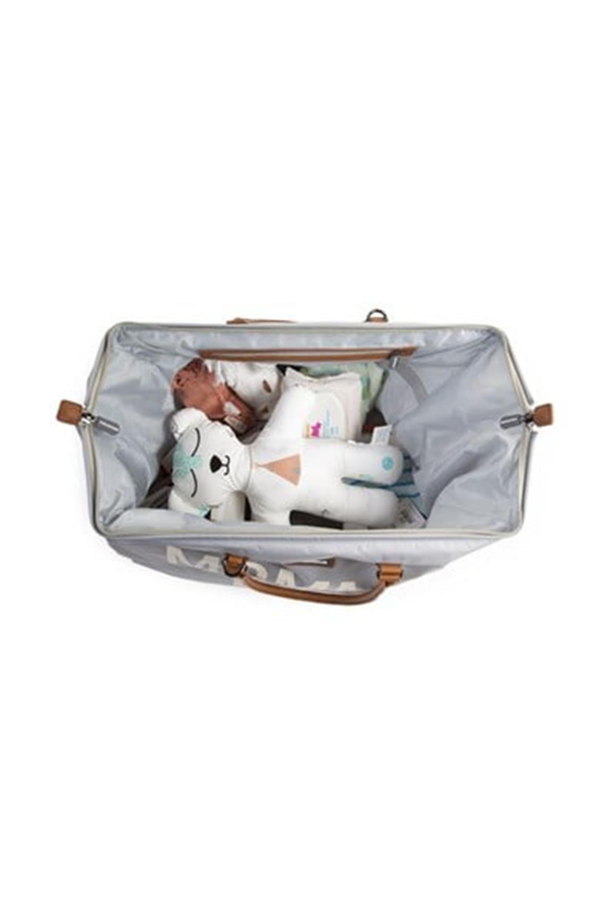 Child Home / Mommy Bag, Anne Bebek Bakım Çantası Gri