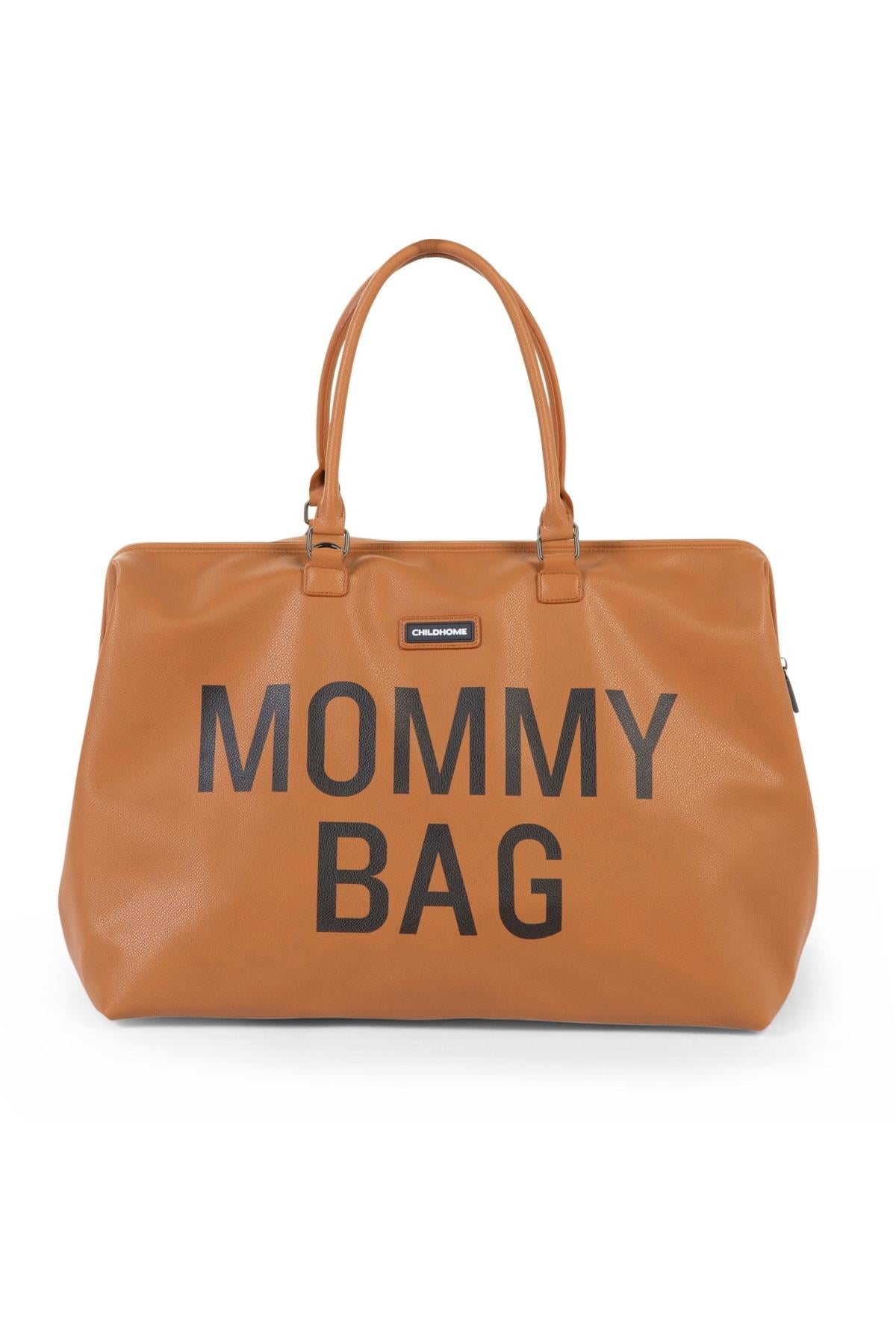 Child Home / Mommy Bag, Anne Bebek Bakım Çantası Deri Kahve