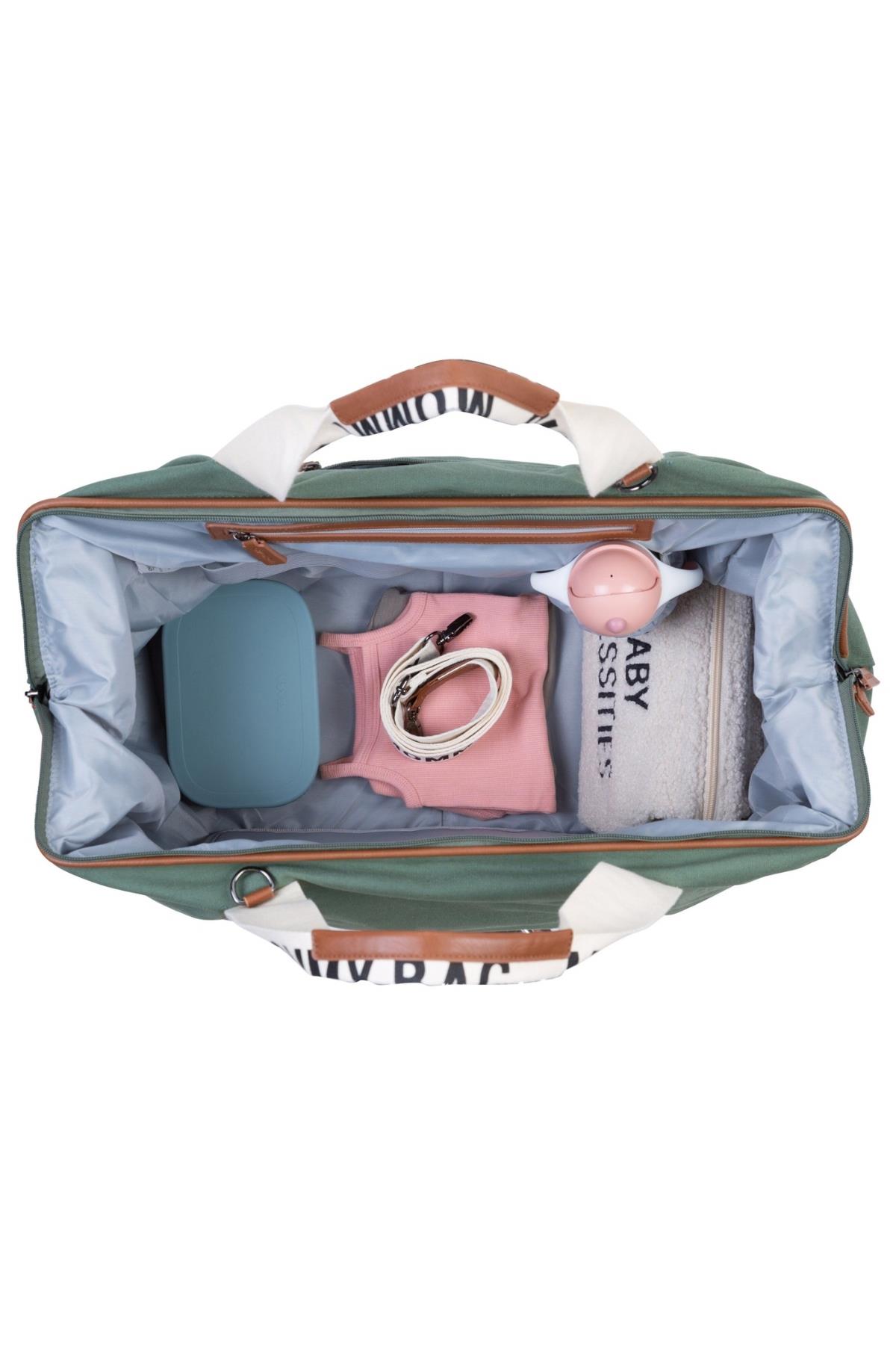 Child Home / Mommy Bag Çanta, Signature Kanvas Yeşil
