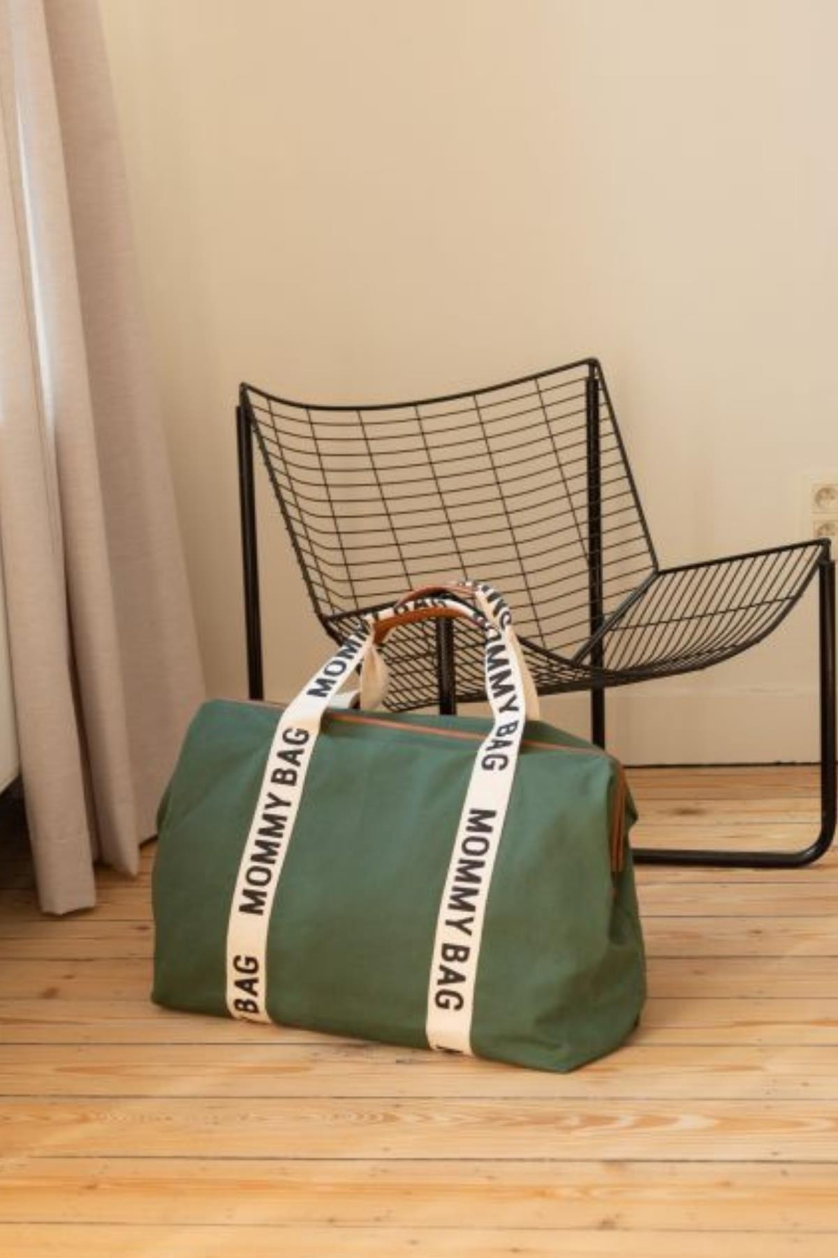 Child Home / Mommy Bag Çanta, Signature Kanvas Yeşil