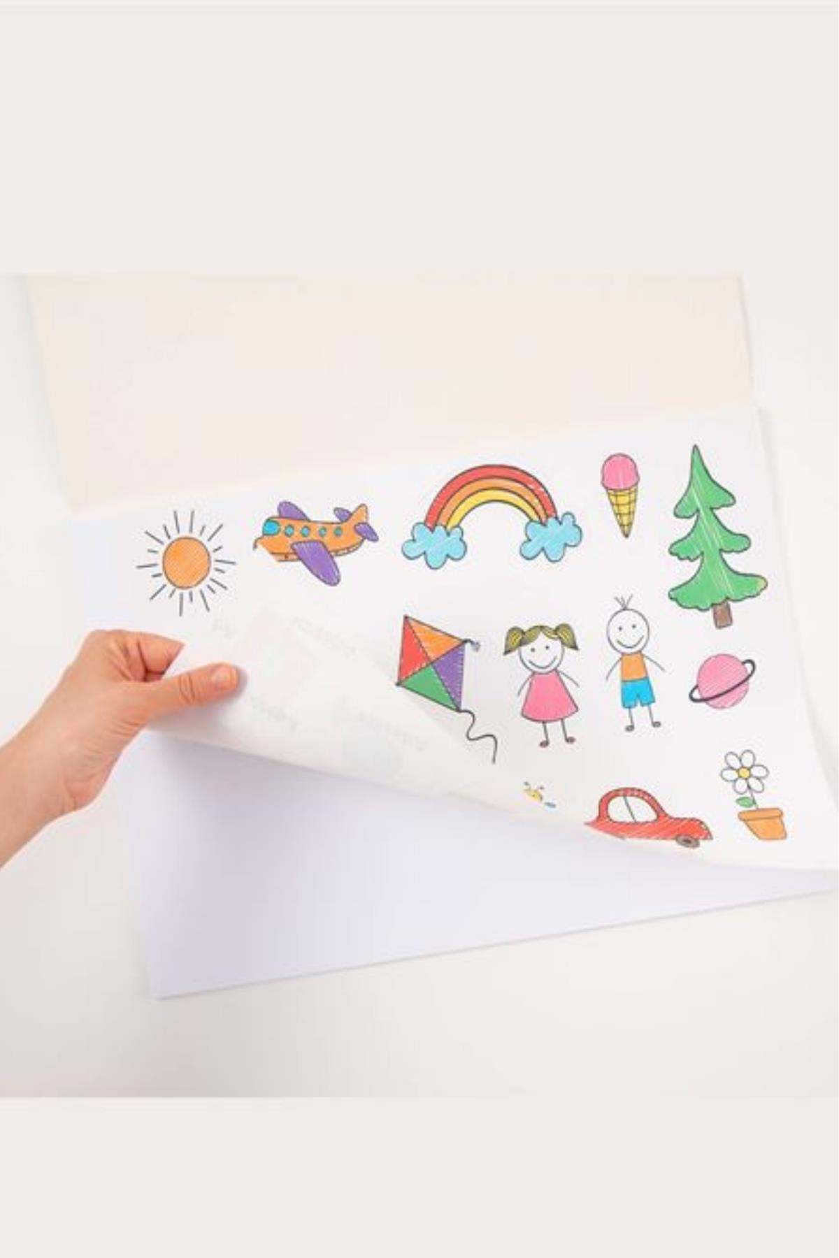 Childgen / Parmak Boya Resim Defteri - Finger Paper Pad Renksiz