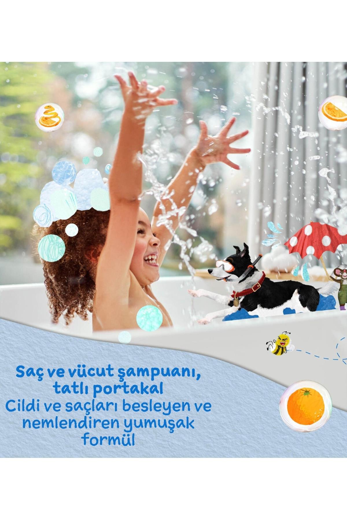 Childsfarm / Organik Tatlı Portakal Özlü Çocuk Saç ve Vücut Şampuanı Renksiz